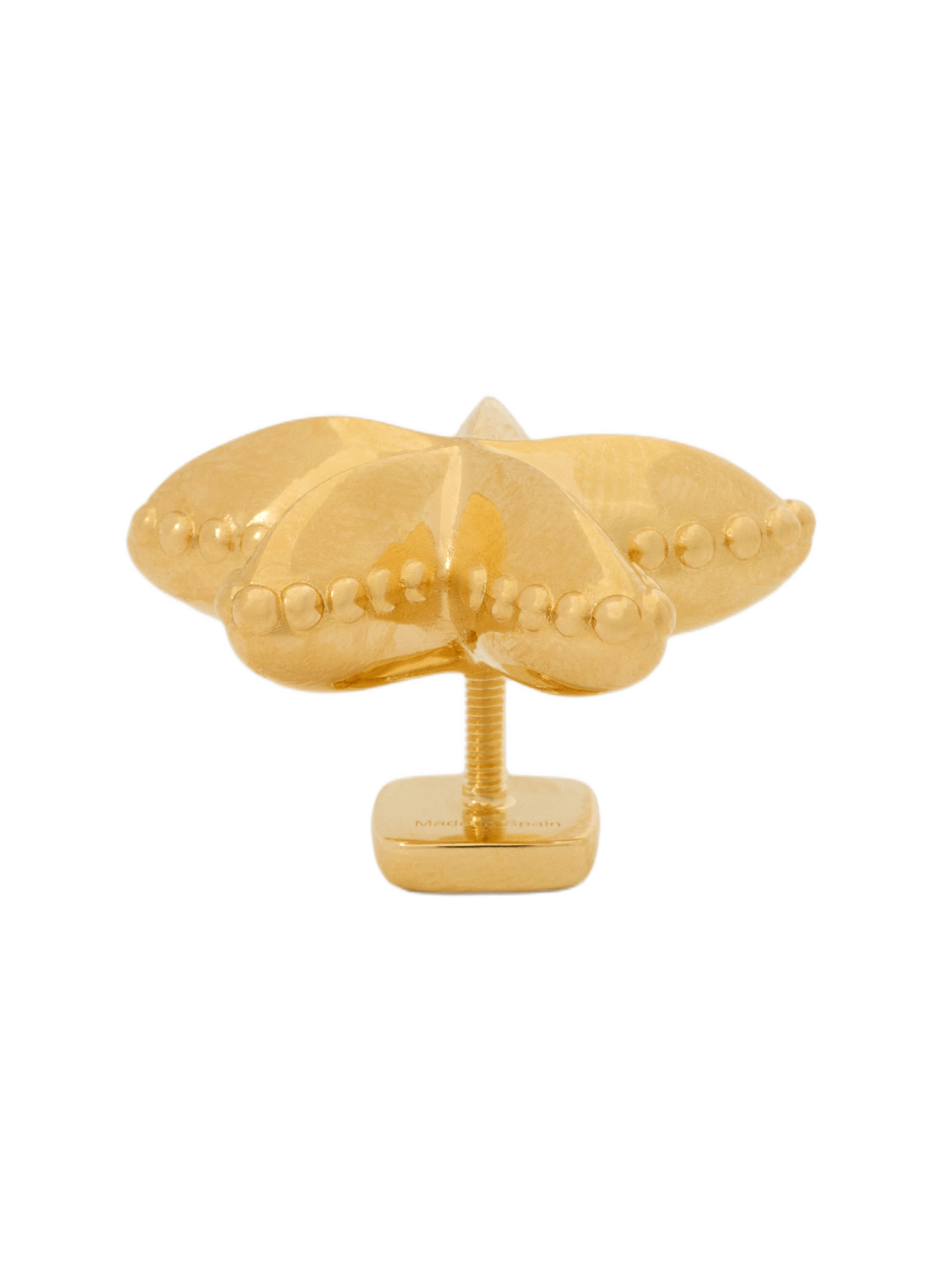 Broche étoile de mer métallique LOEWE Doré