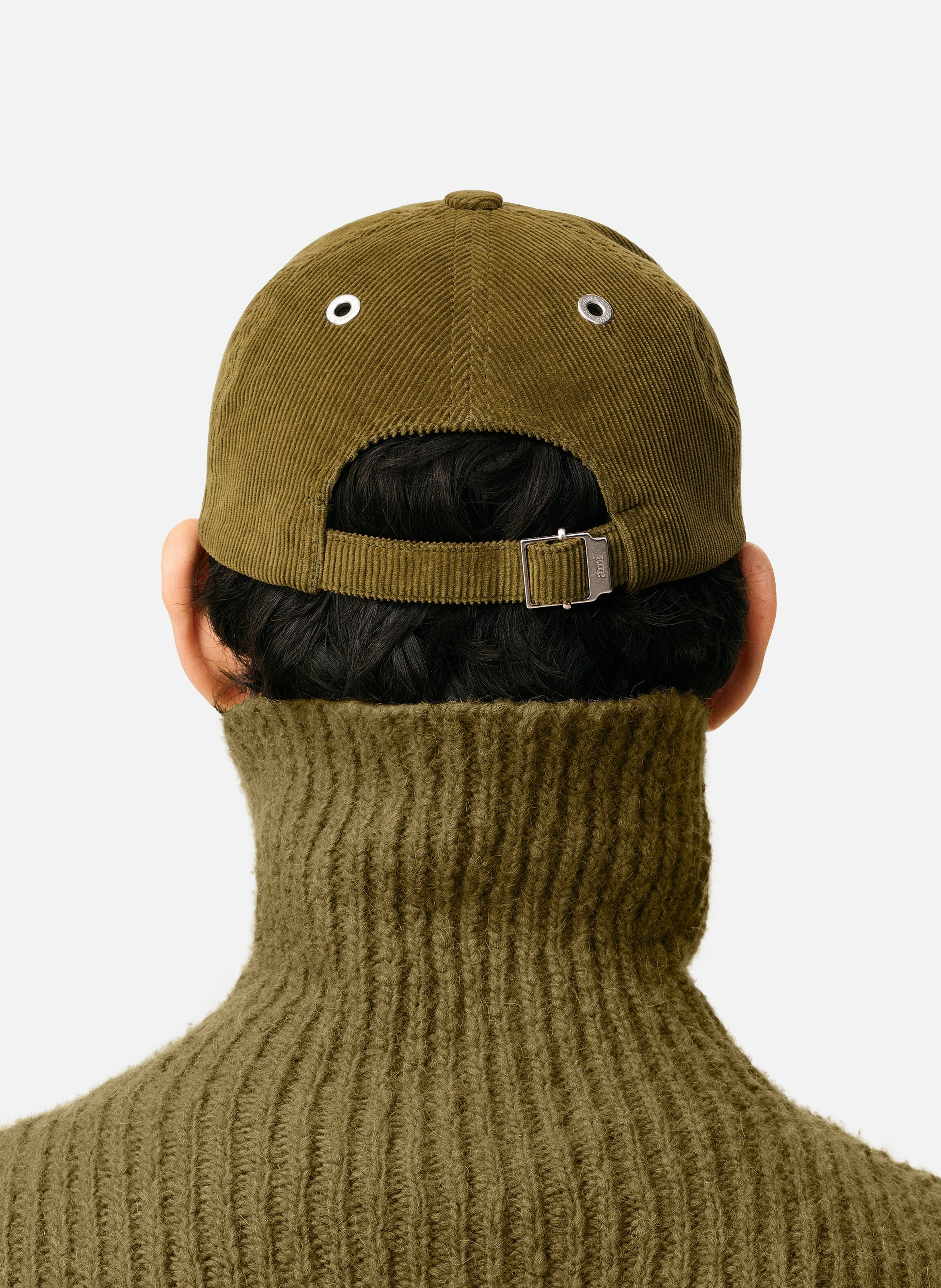 Casquette broderie ami de coeur velours en coton unisexe AMI PARIS Vert