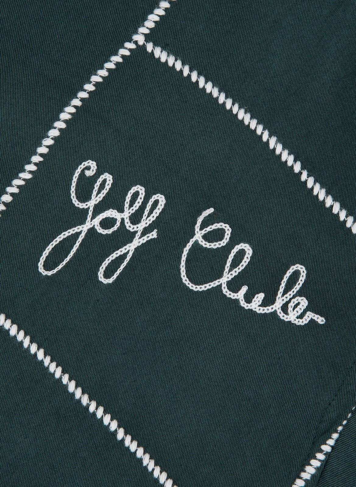 Embroidered straight shirt MAISON LABICHE Green