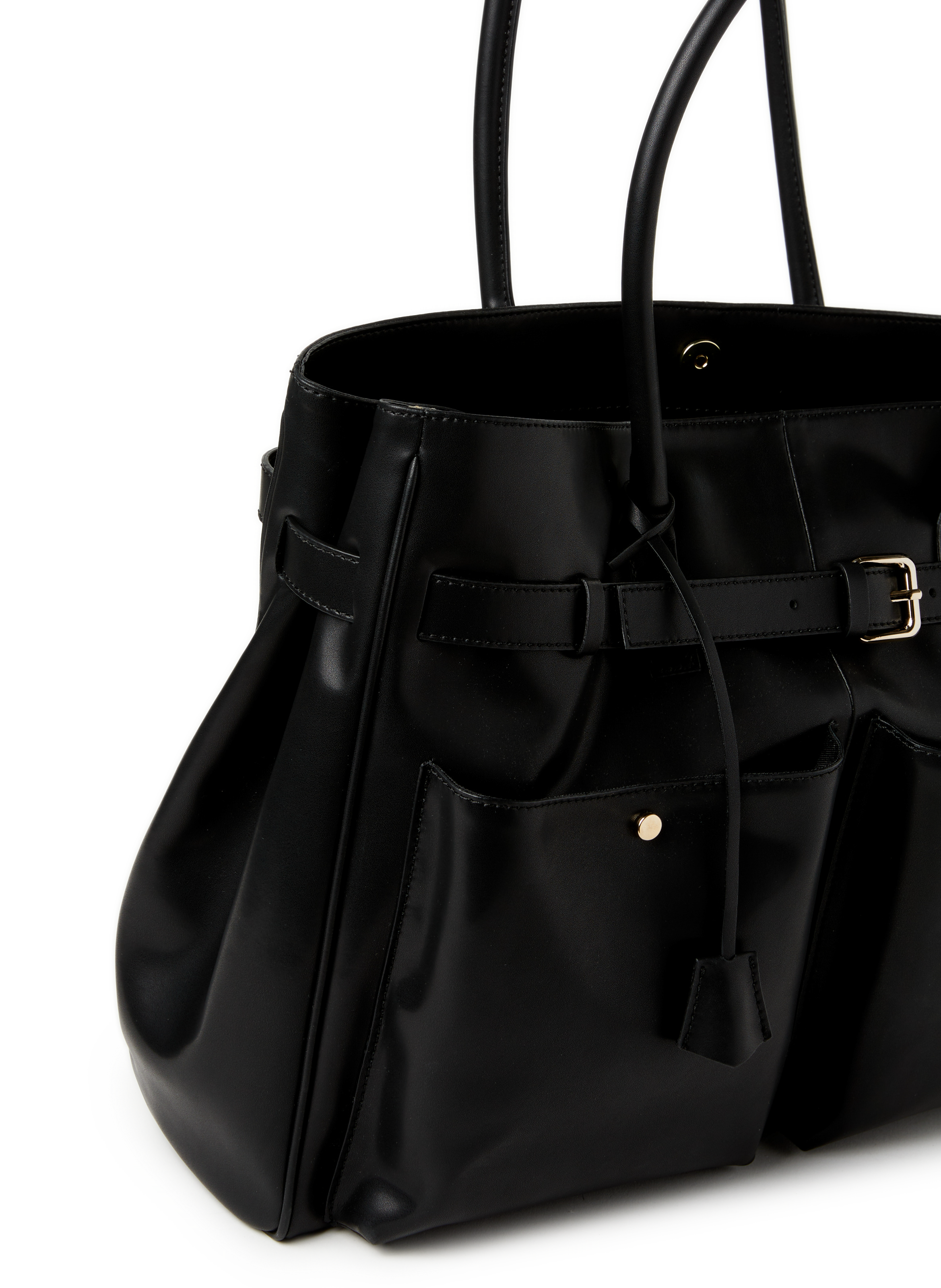 Sac à main Glen en cuir SAISON 1865 Noir