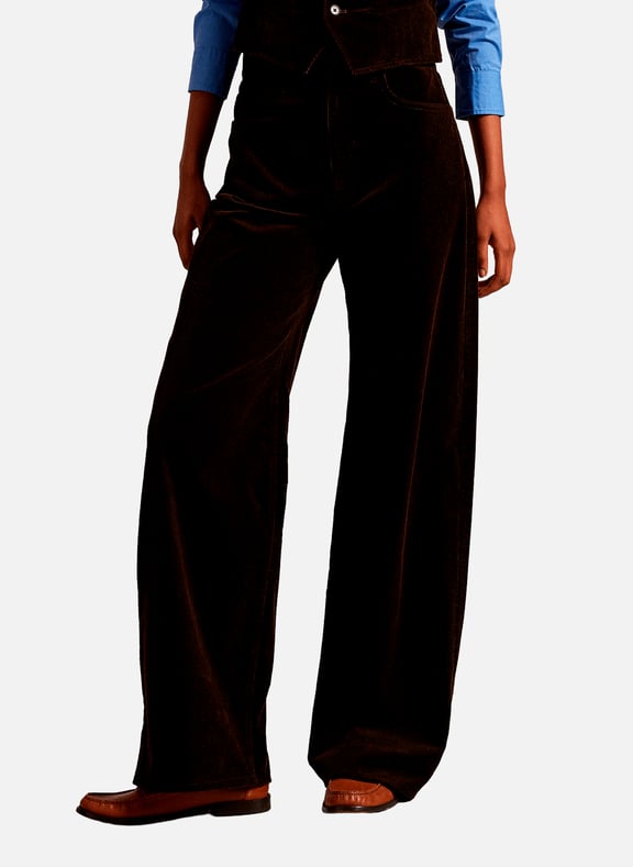Straight corduroy cotton pants Brown by POLO RALPH LAUREN POLO RALPH LAUREN Straight corduroy cotton pants Brown
