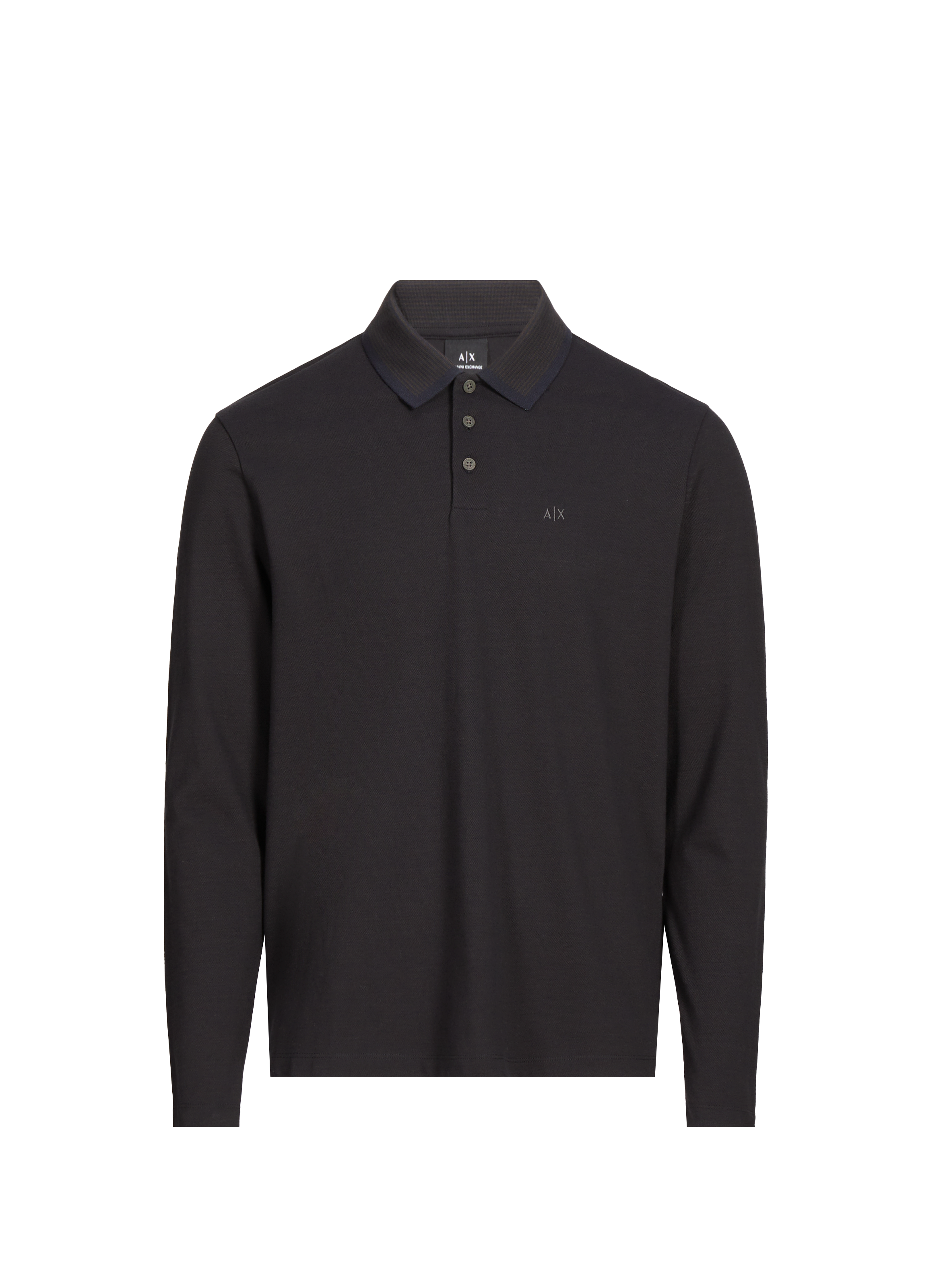 ARMANI EXCHANGE Polo à manches longues en coton Multicolore
