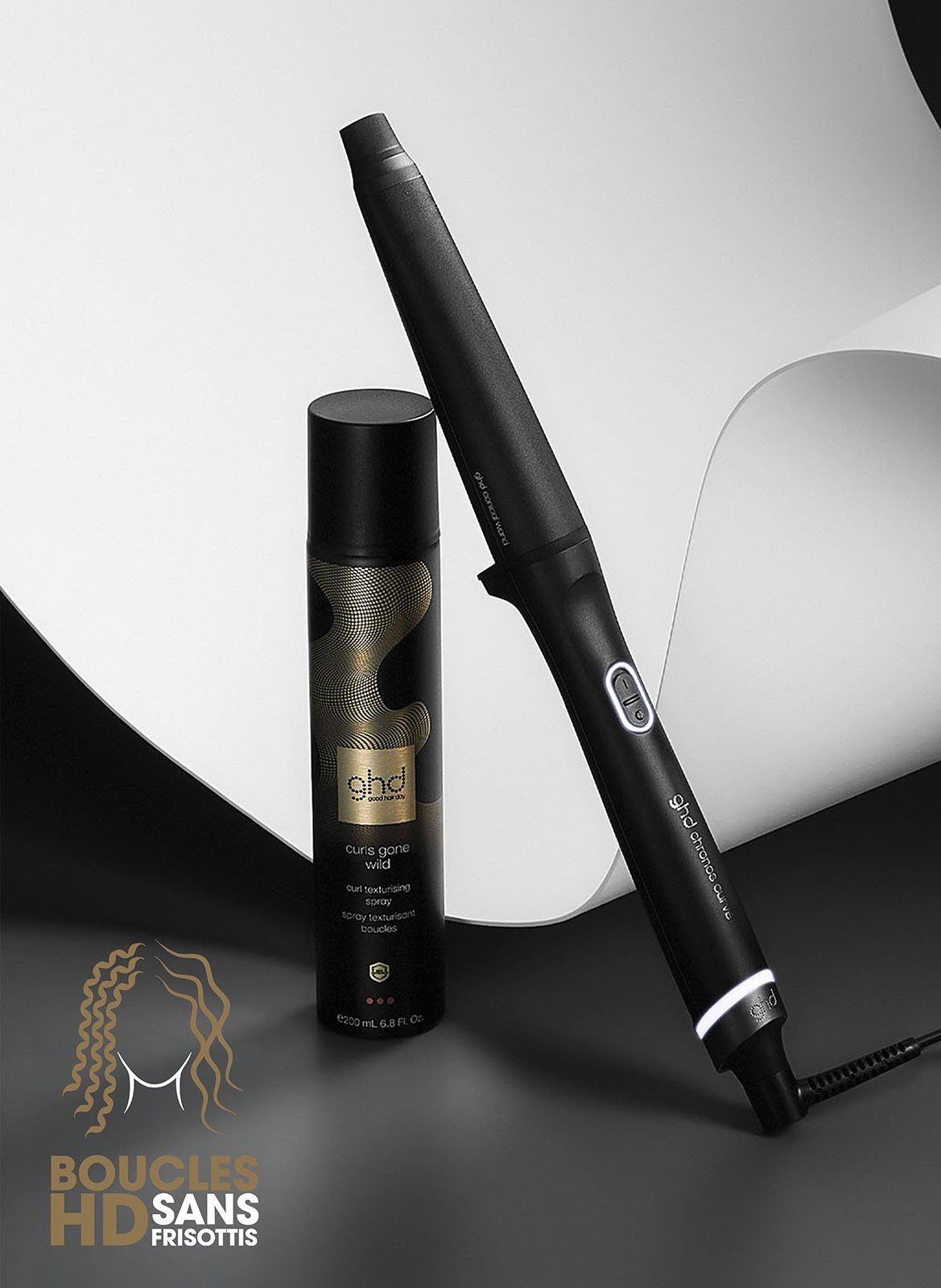 Boucleur GHD chronos curve conical wand GHD No color