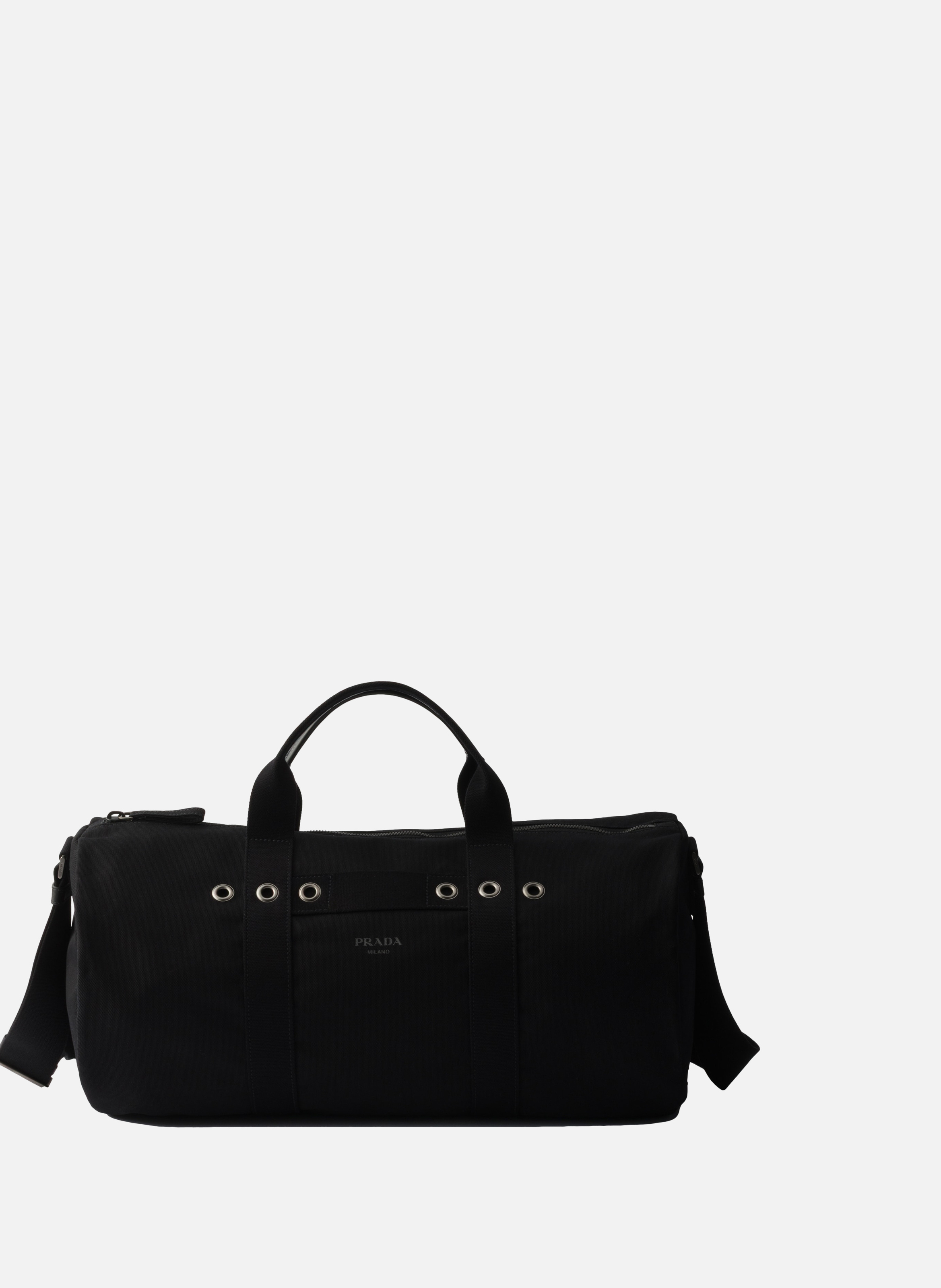 Sac marin en toile PRADA Noir