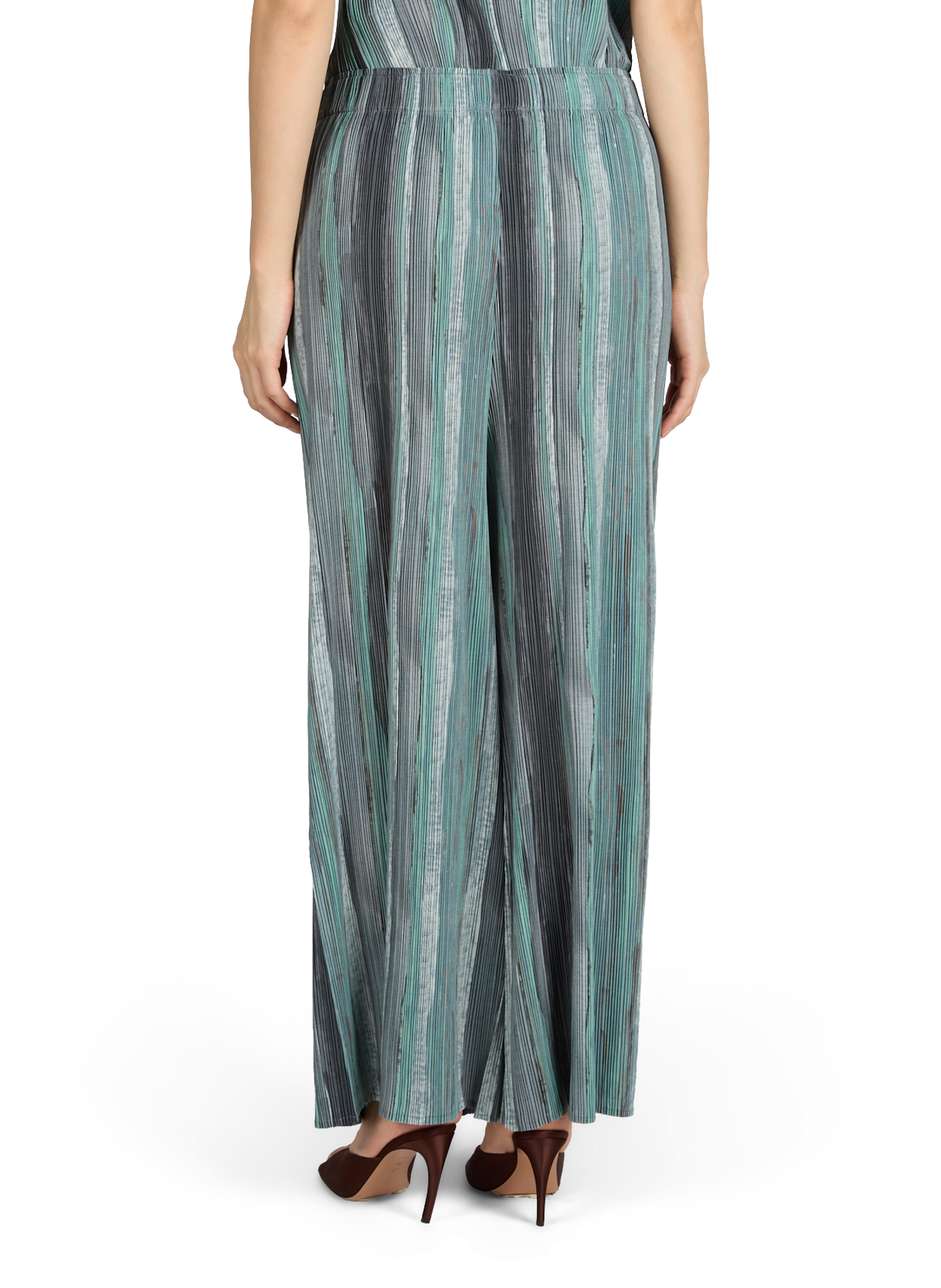 Wide Pleated Trousers ADOLFO DOMINGUEZ Multicolour