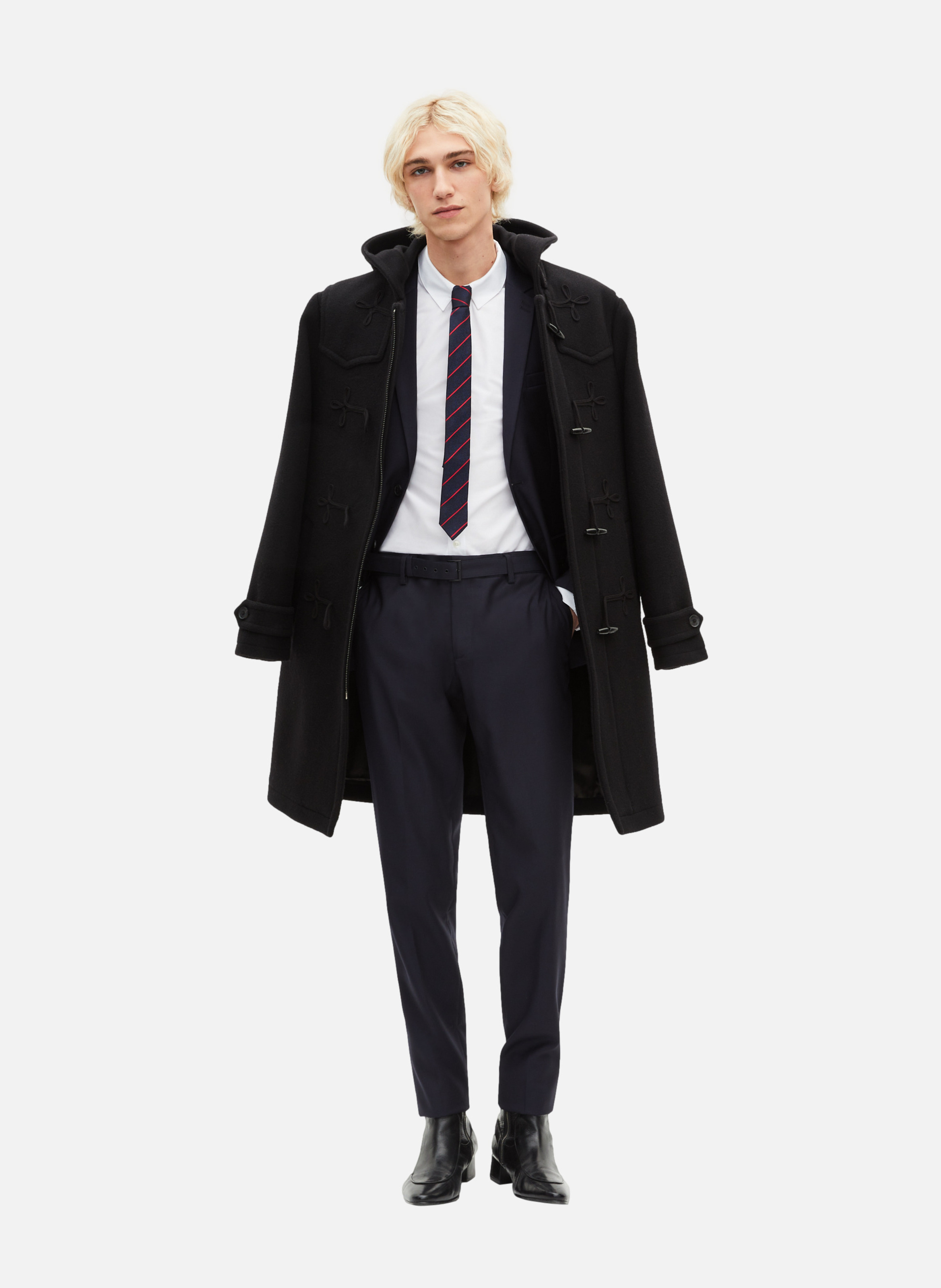 Pantalon de costume en laine THE KOOPLES Bleu