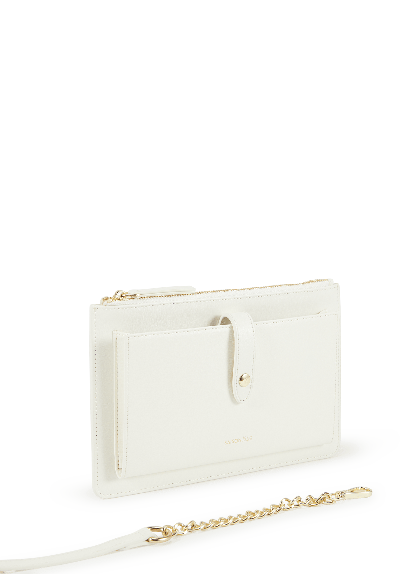 Pochette en cuir SAISON 1865 Beige