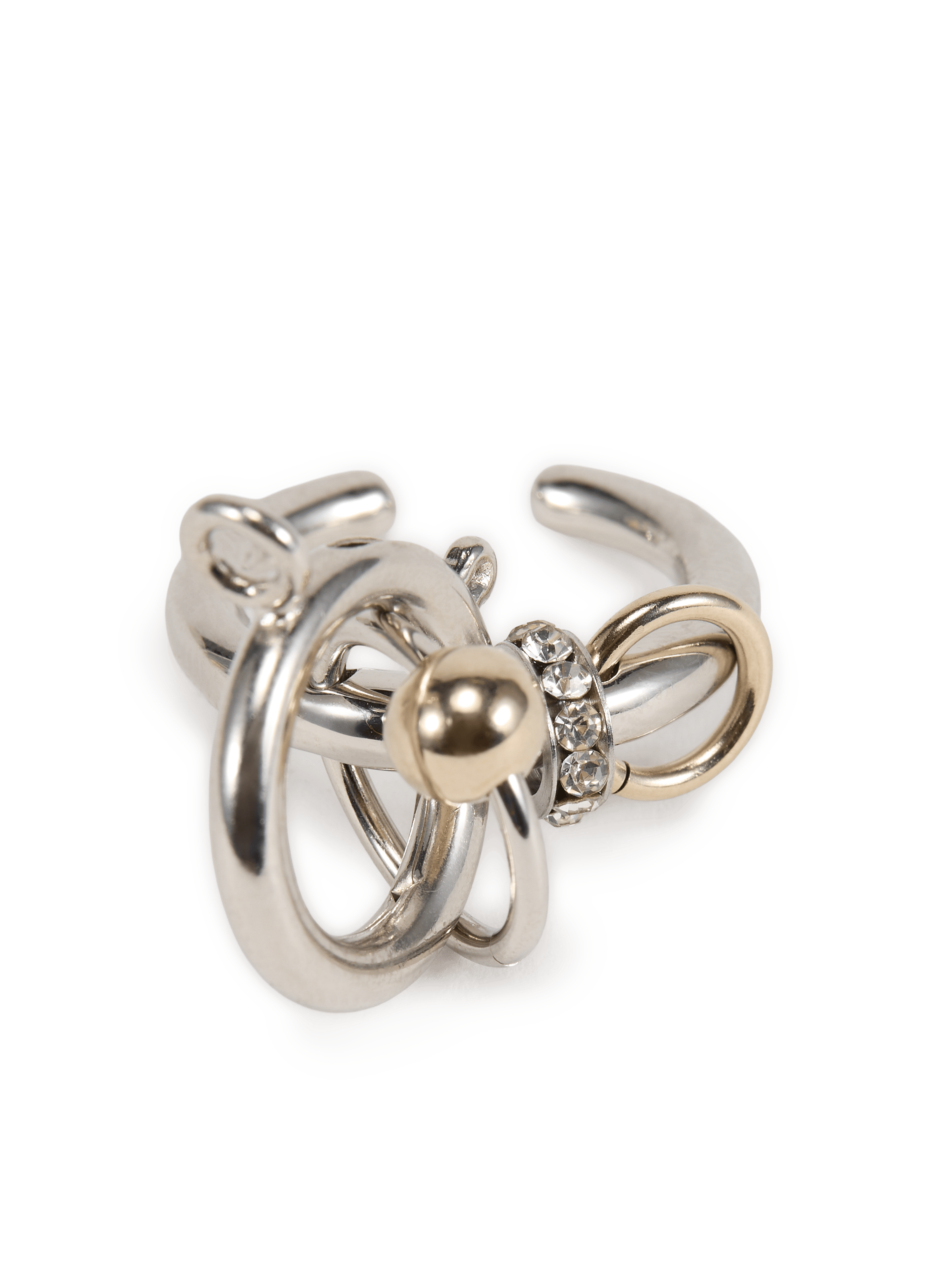 Bague Kris en laiton JUSTINE CLENQUET Multicolore