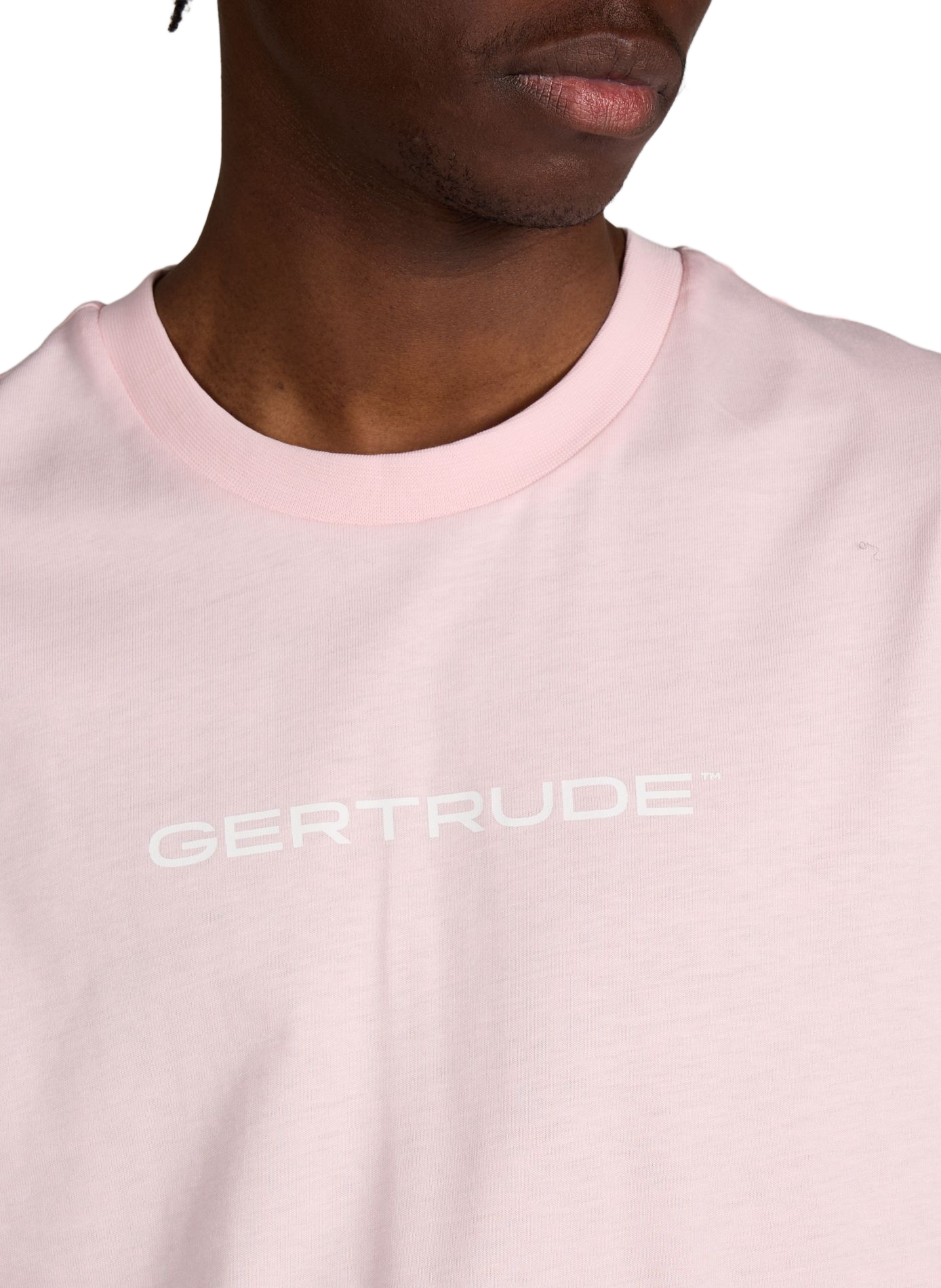 T-shirt col rond en coton GERTRUDE ET GASTON Rose