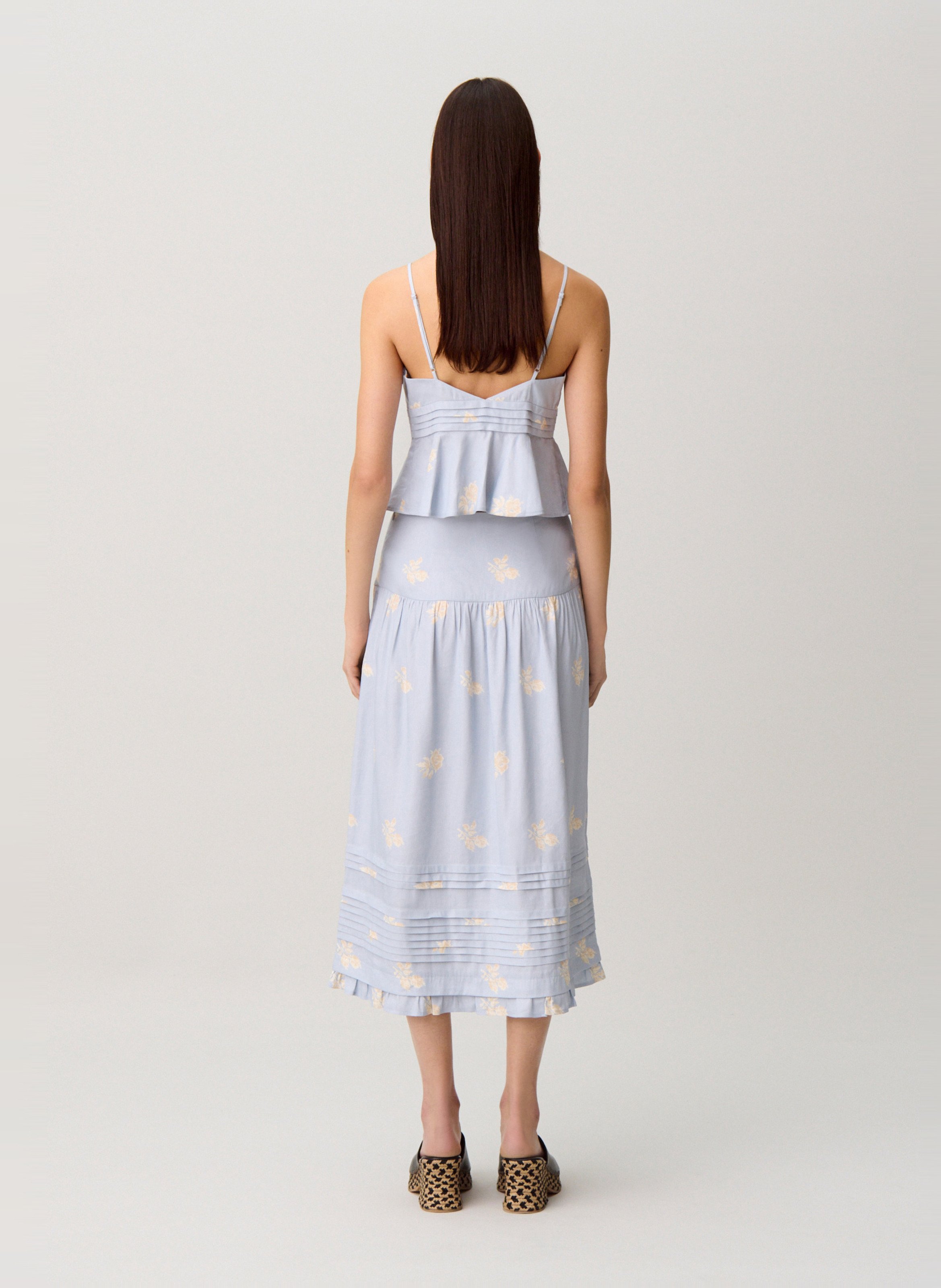 Jupe midi imprimée CLAUDIE PIERLOT Multicolore