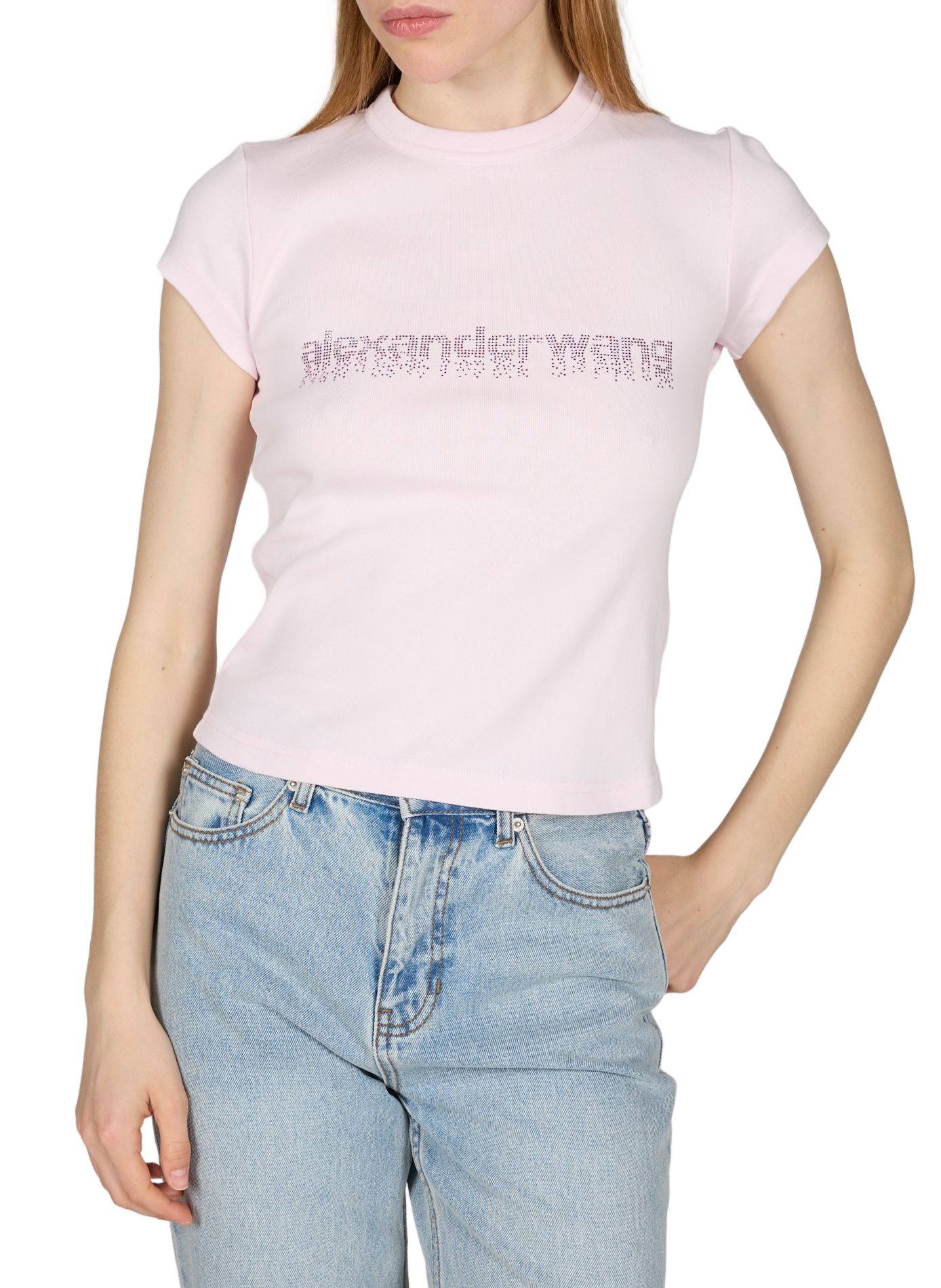 Top court à logo  ALEXANDER WANG Rose