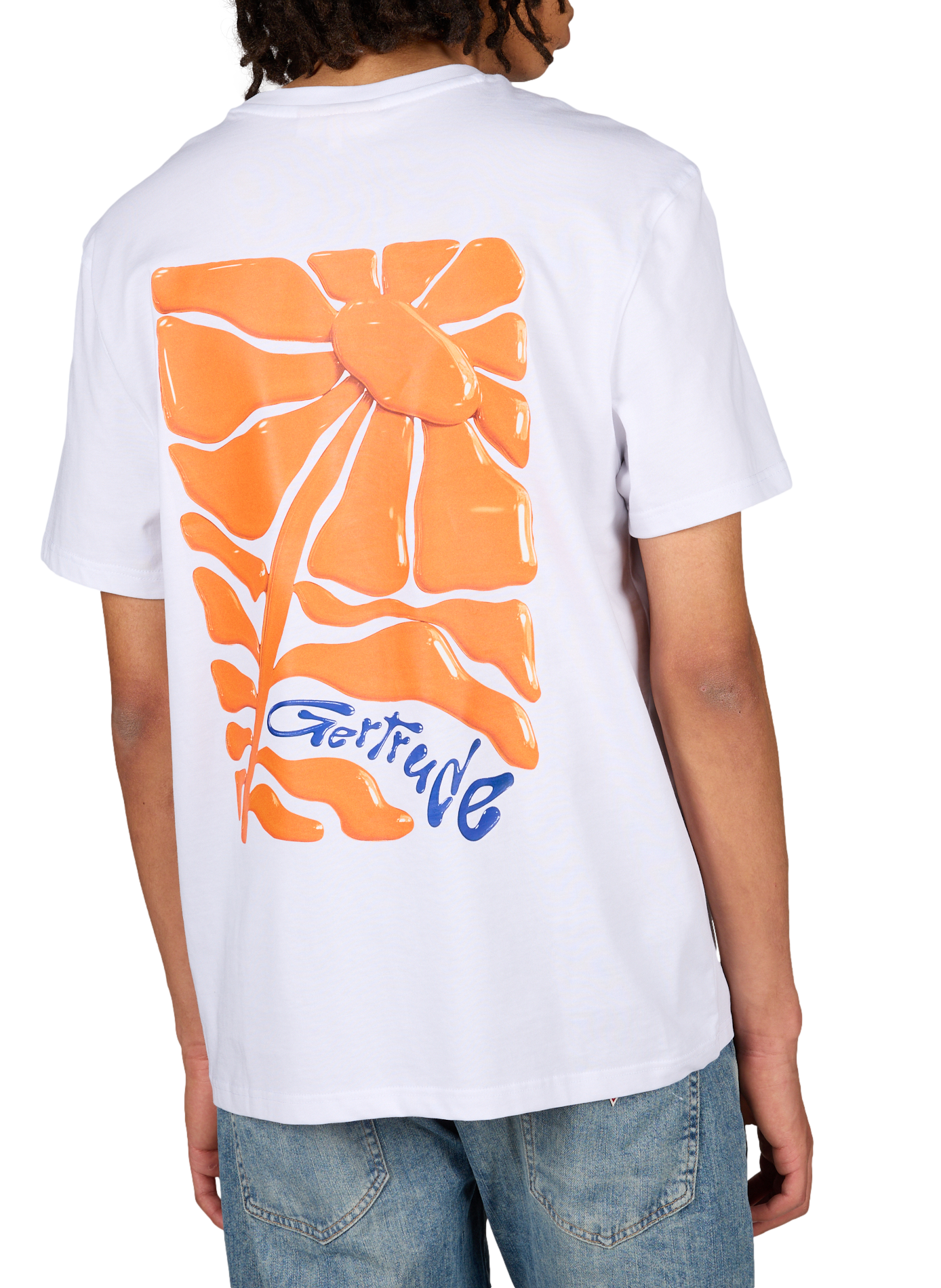 Printed cotton T-shirt GERTRUDE ET GASTON White