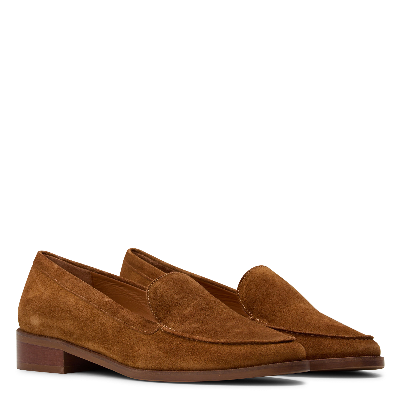 Mocassins en cuir velours n°154 RIVECOUR Marron