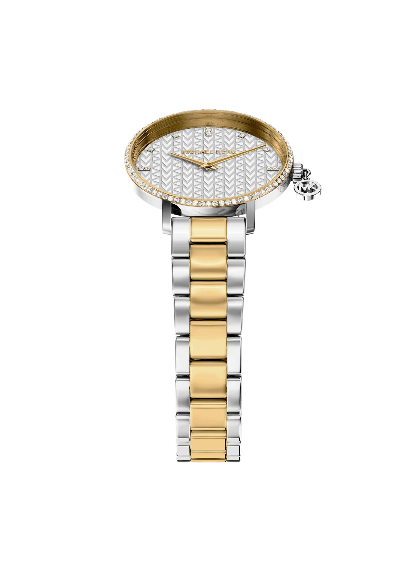 Montre quartz Mini Pyper en acier inoxydable MICHAEL KORS MONTRES Blanc
