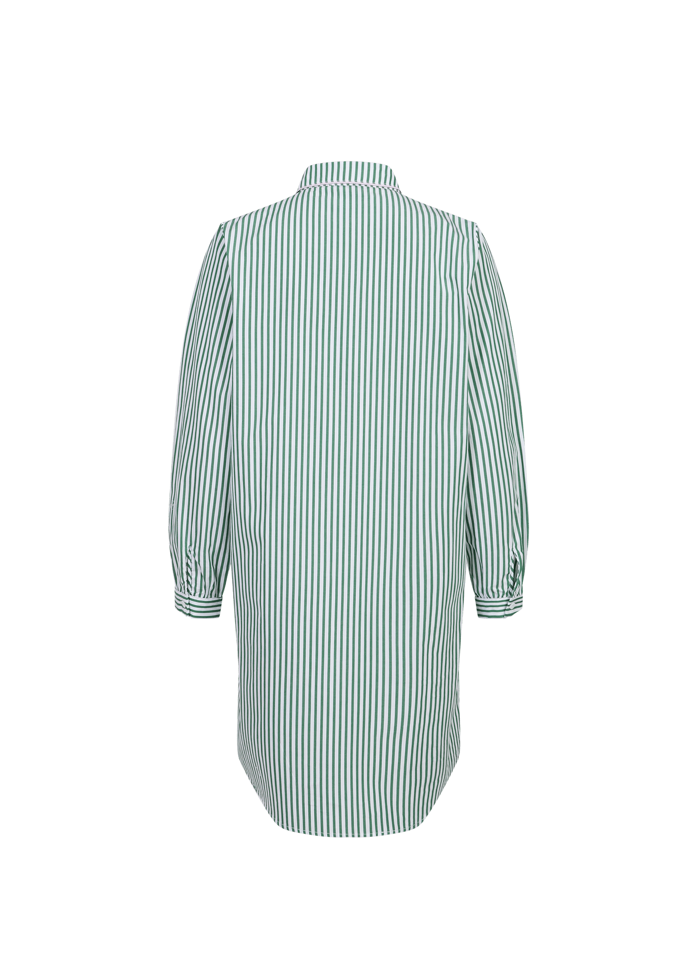 Chemise de nuit Essentiel en coton LAURENCE TAVERNIER Vert