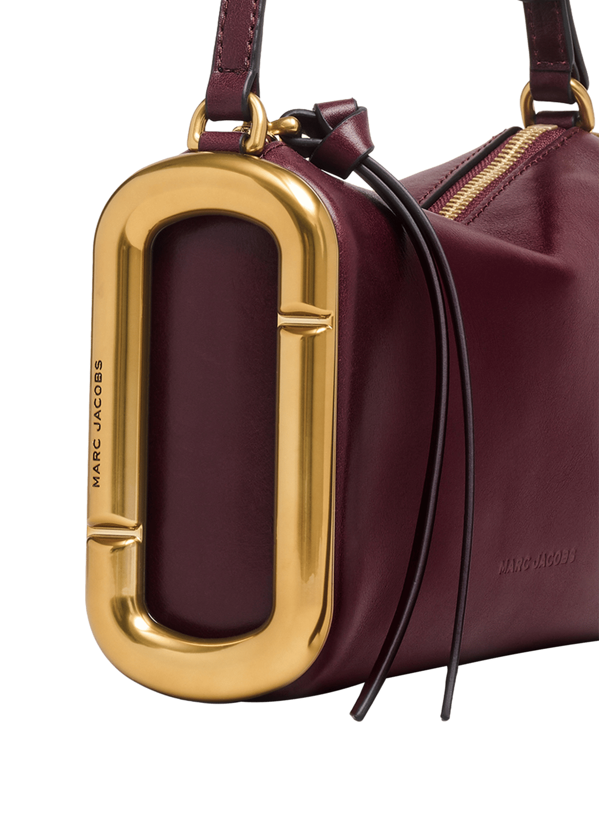 Sac porté épaule the Scene small en cuir MARC JACOBS Rouge