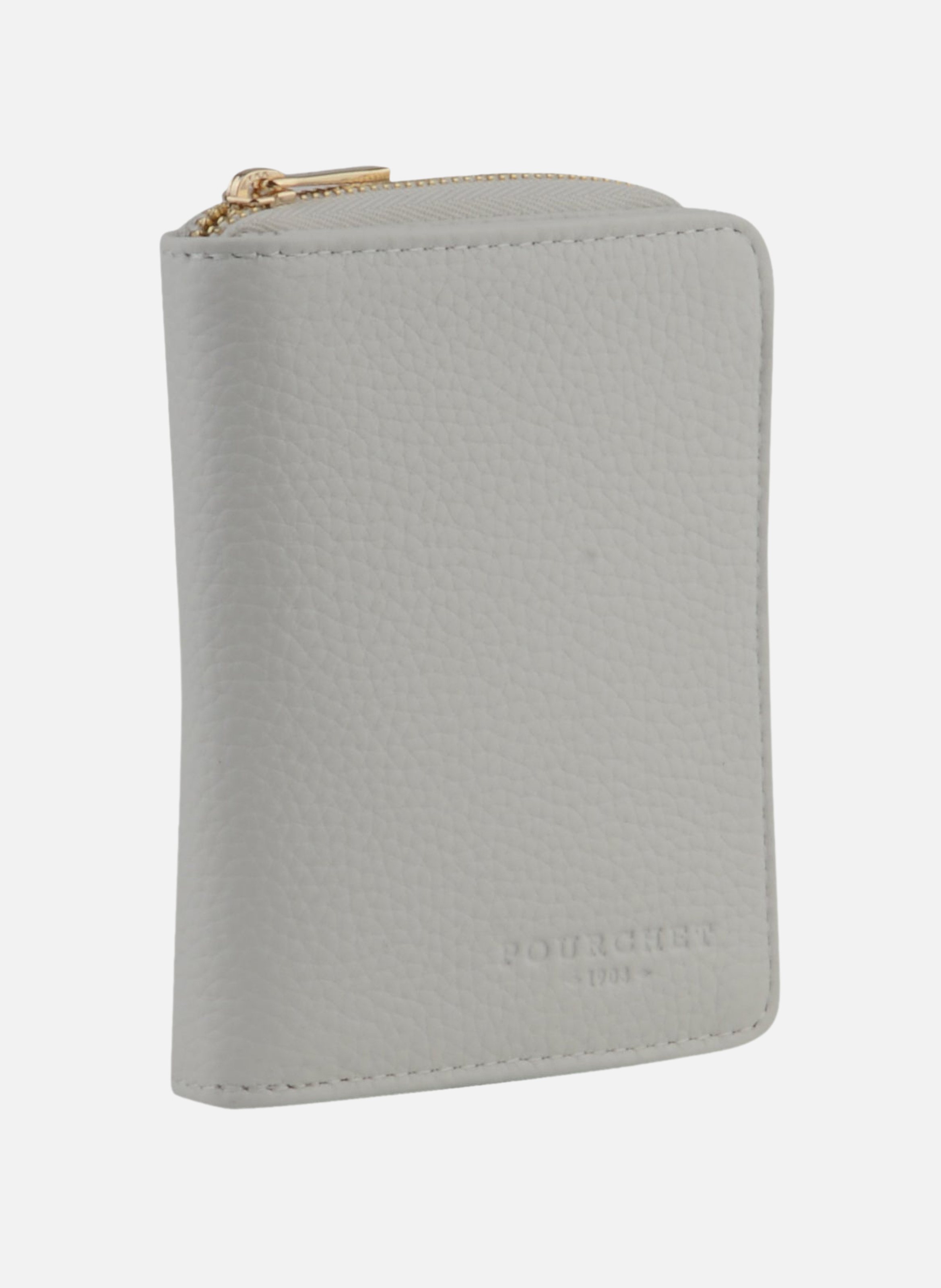 Club | portefeuille mm en cuir de vachette | Blanc POURCHET Femme