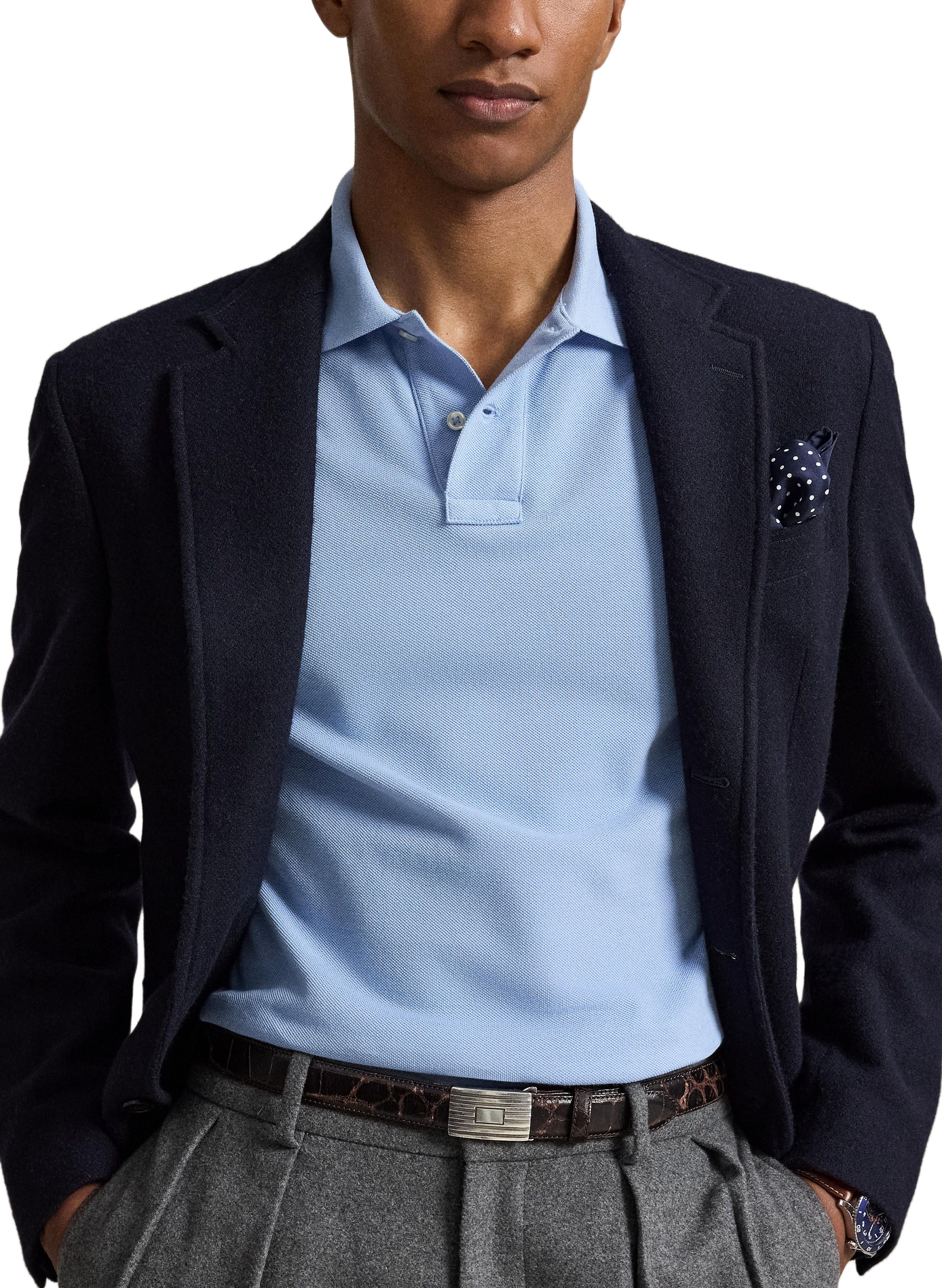 Polo en coton POLO RALPH LAUREN Bleu