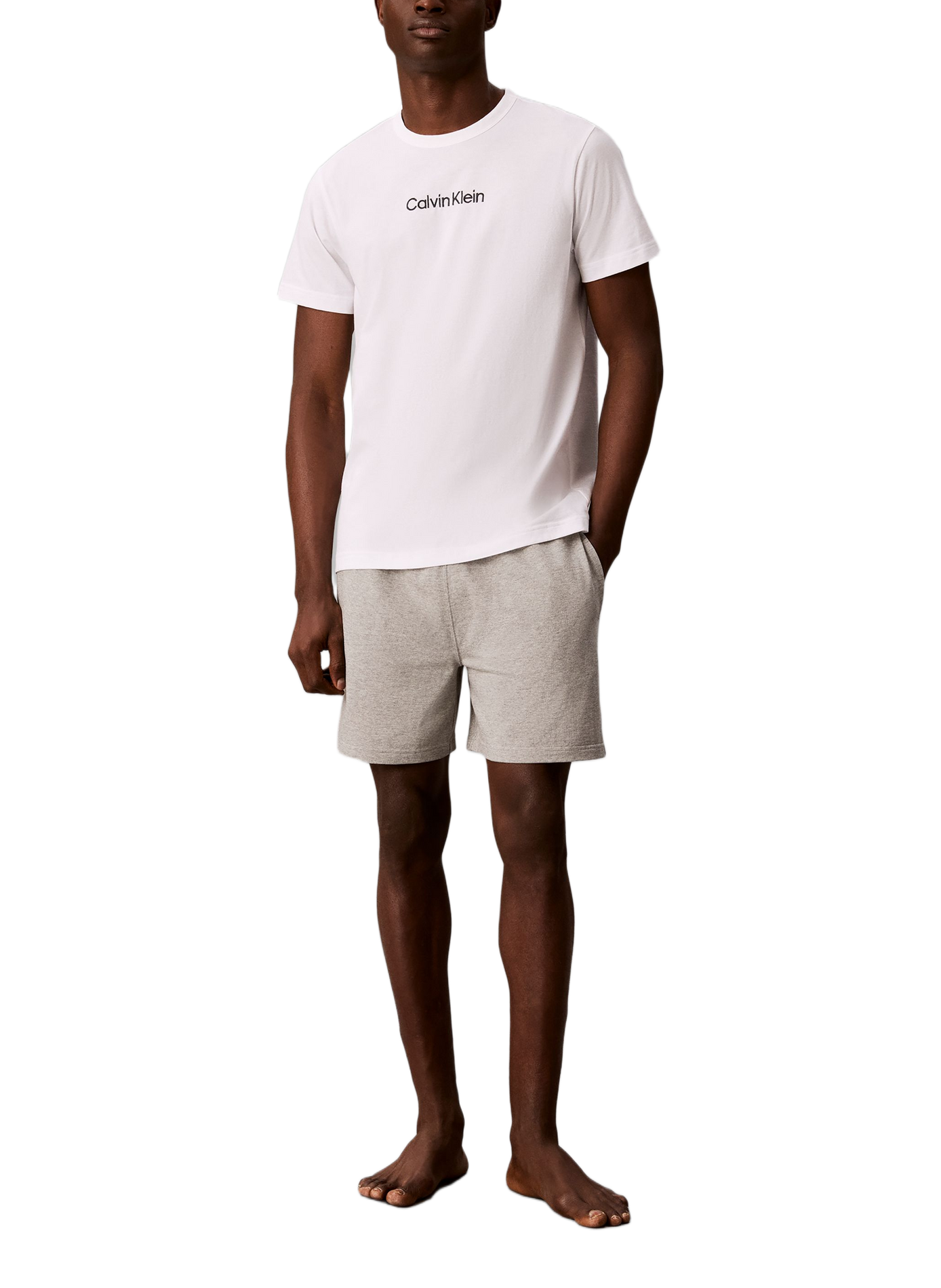 T-shirt en coton  | Blanc CALVIN KLEIN Homme