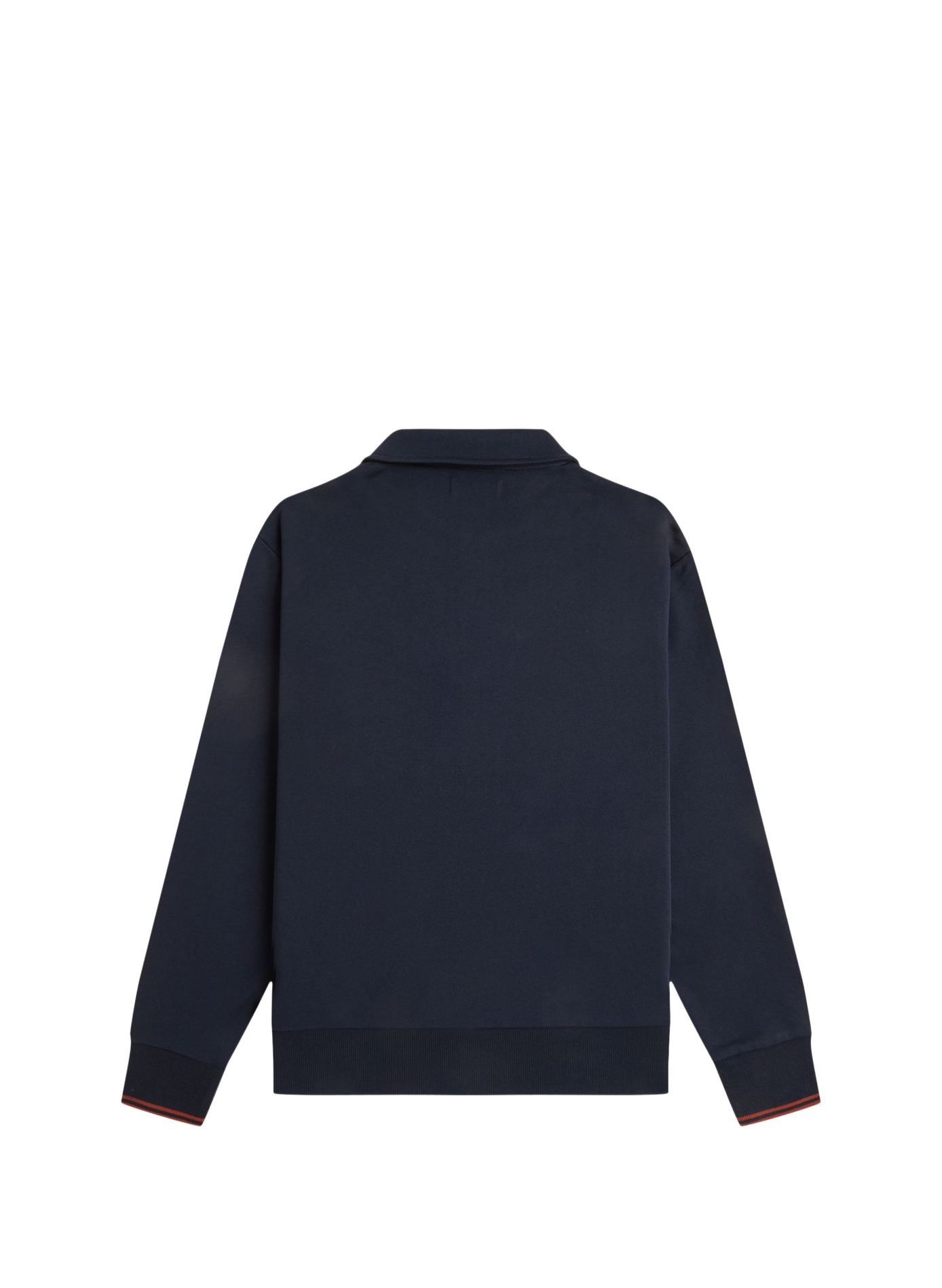 Cotton polo neck sweatshirt FRED PERRY Blue