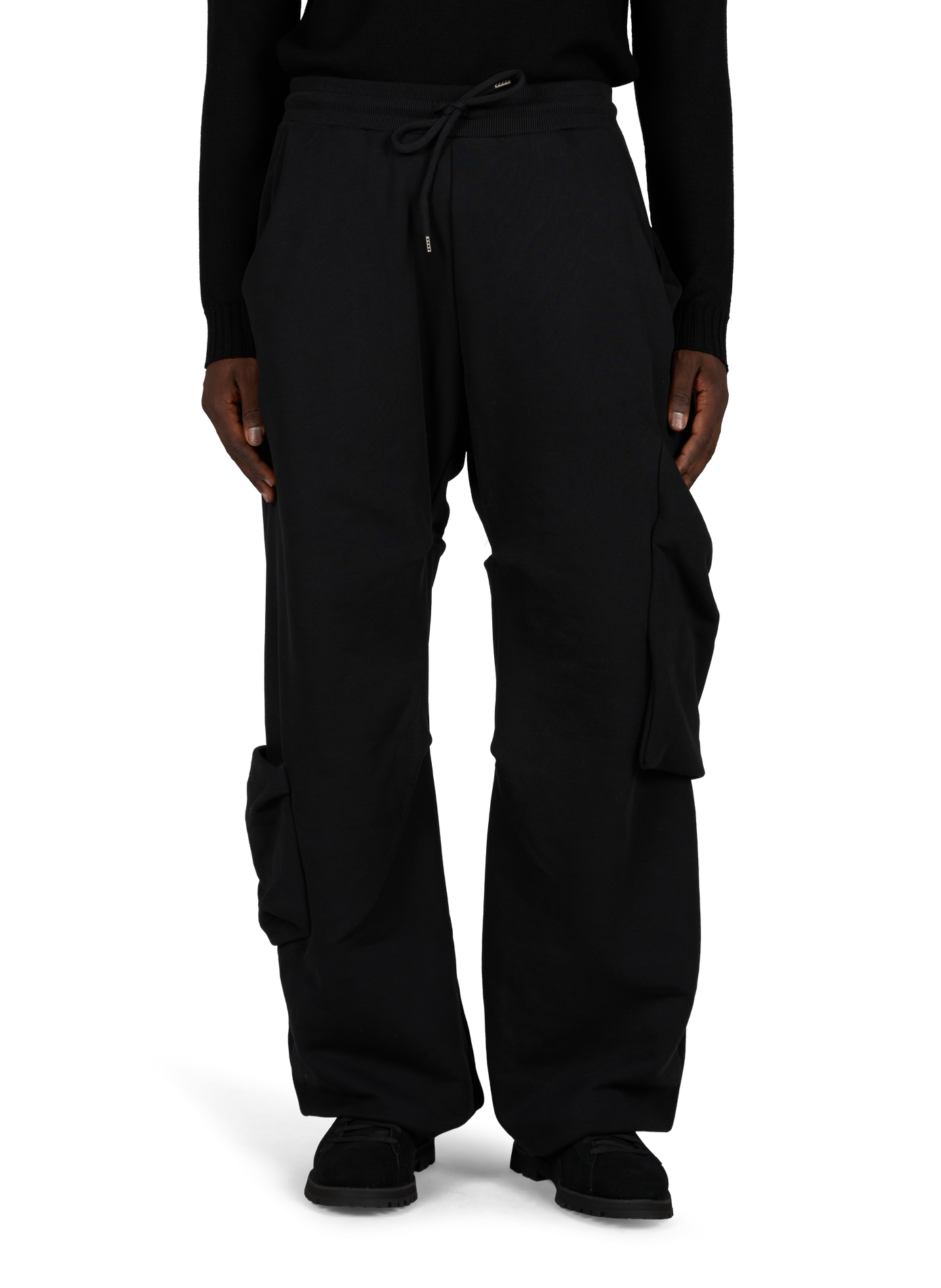 Wide-leg cotton trousers VIVIENNE WESTWOOD Black