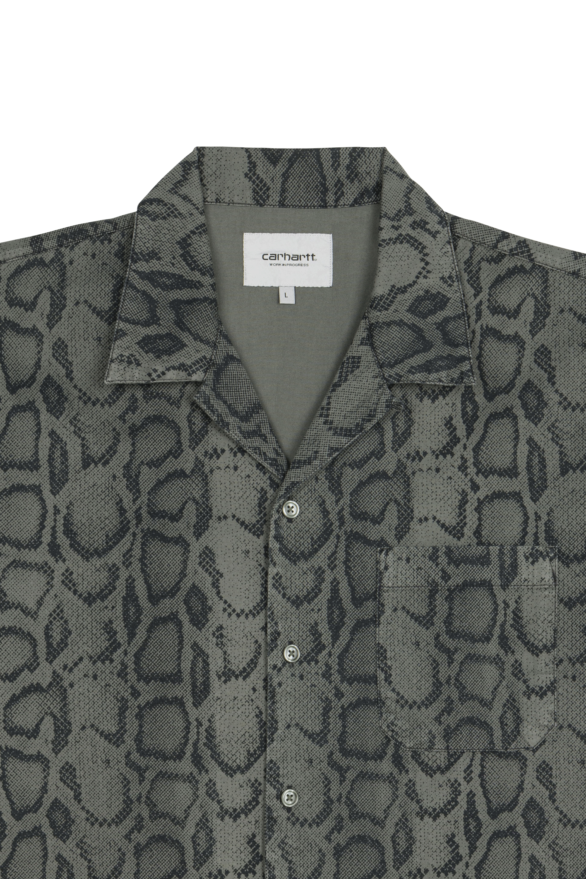Chemise s/s snake camo shirt CARHARTT WIP Kaki
