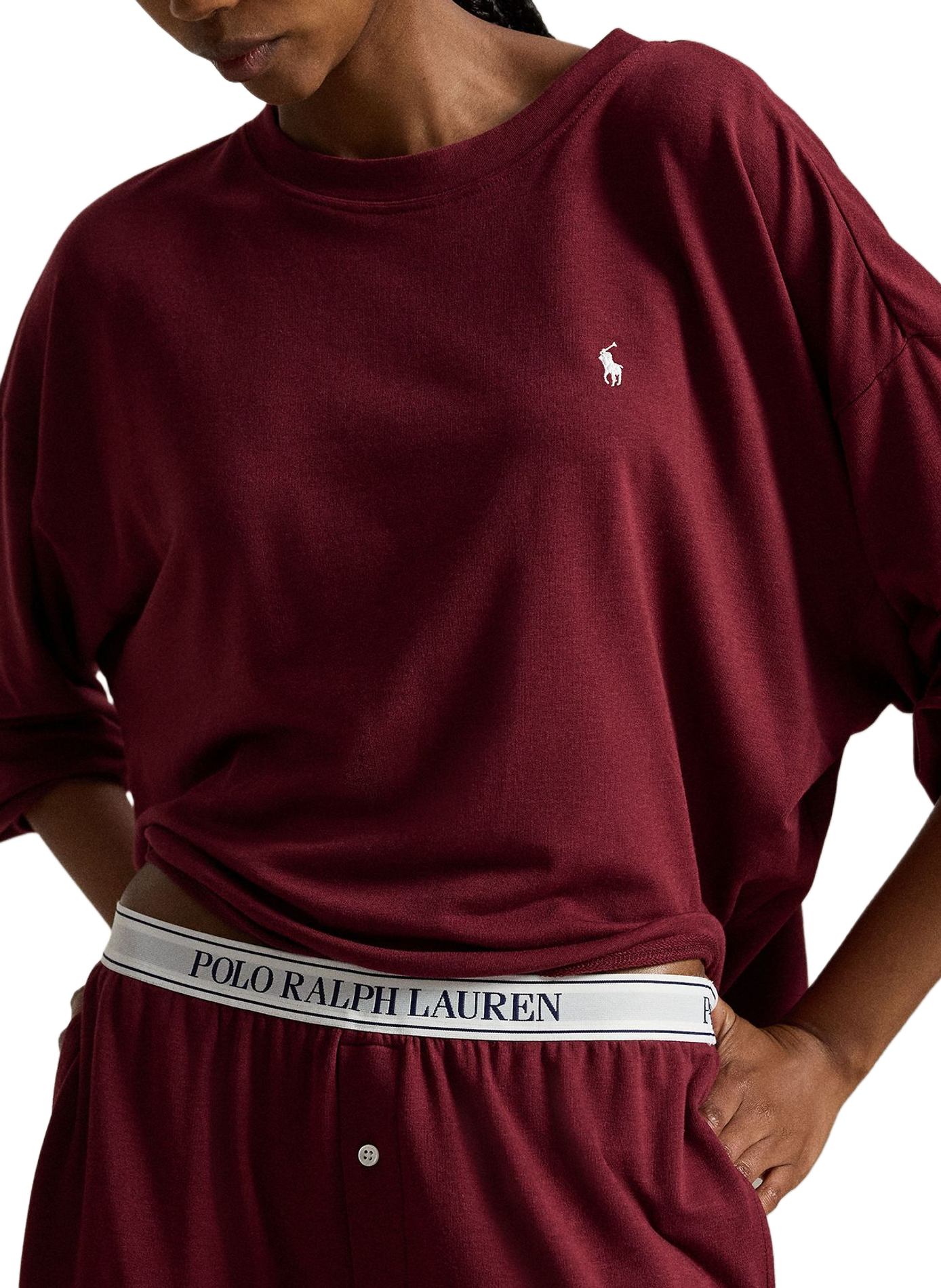 Ensemble de pyjama uni | Rouge POLO RALPH LAUREN Femme