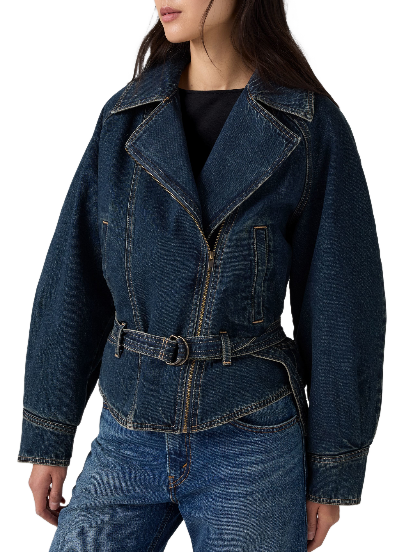 Jeansblazer aus Baumwoll-Denim LEVI'S Blau