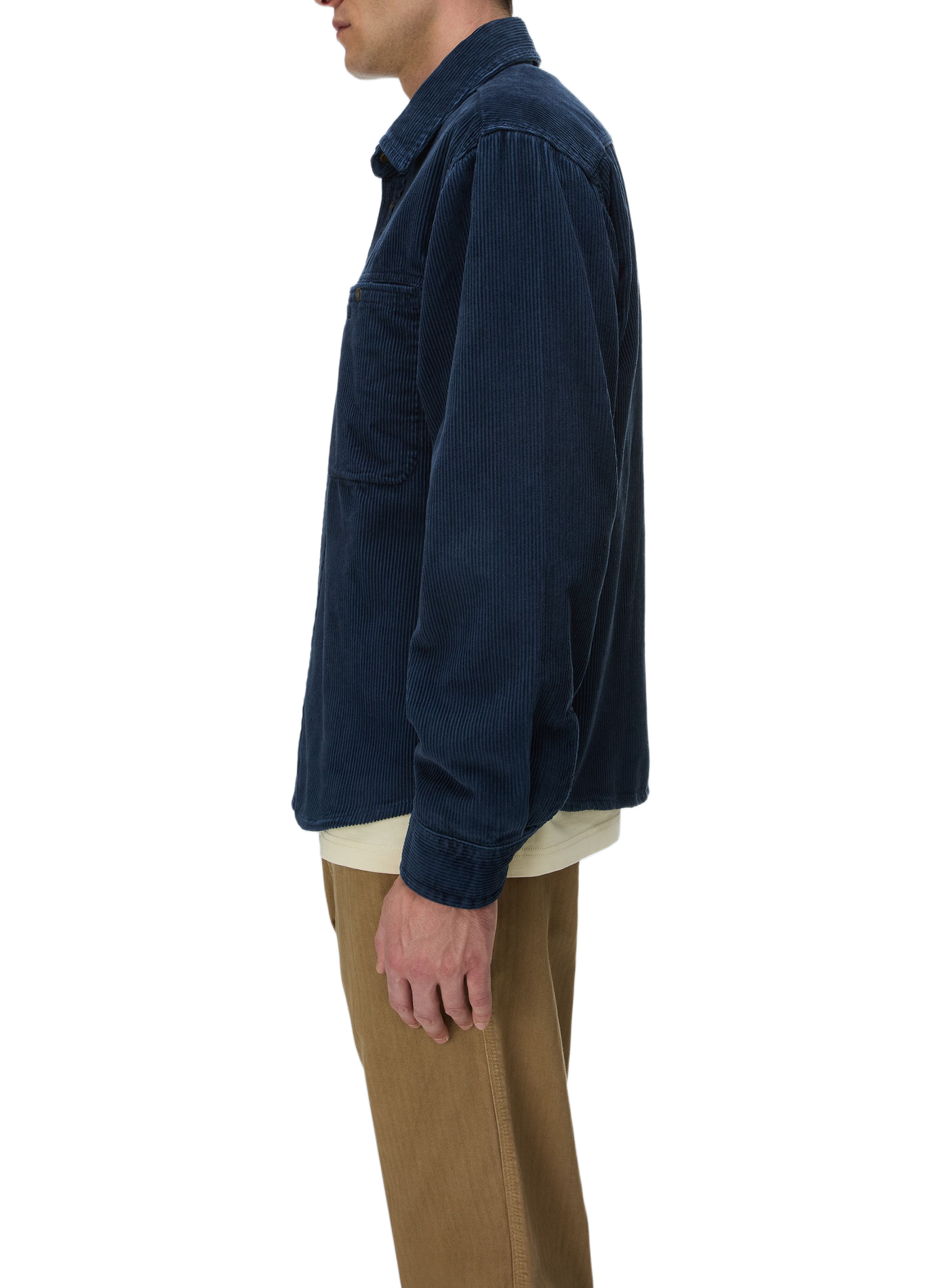Straight corduroy shirt NAPAPIJRI Blue