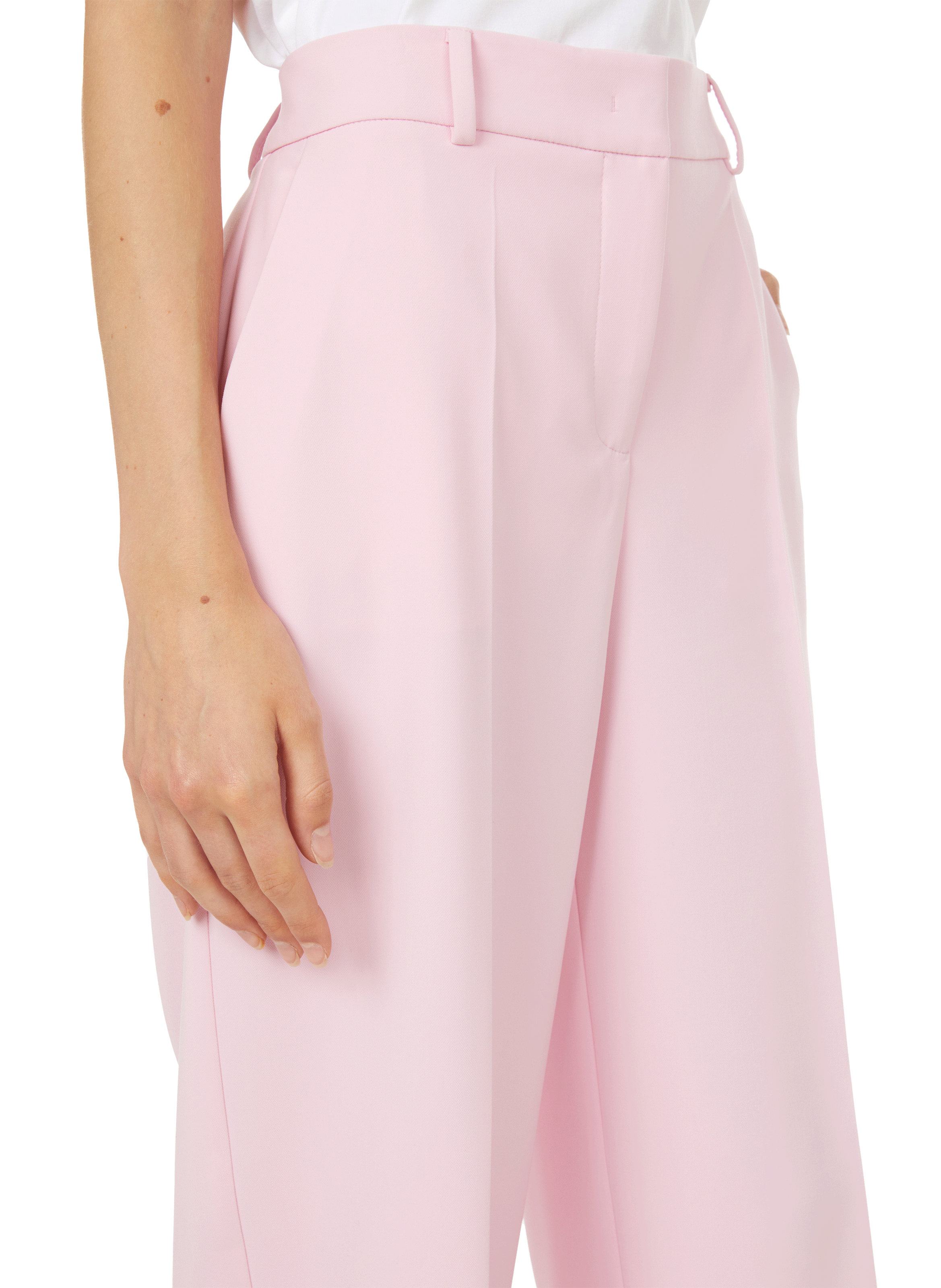 Loose-fit trousers MOSCHINO Pink
