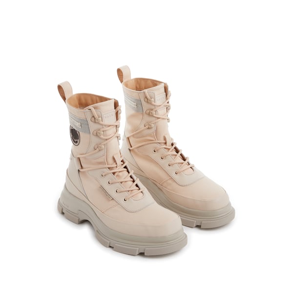 Bottines Gao en toile et cuir