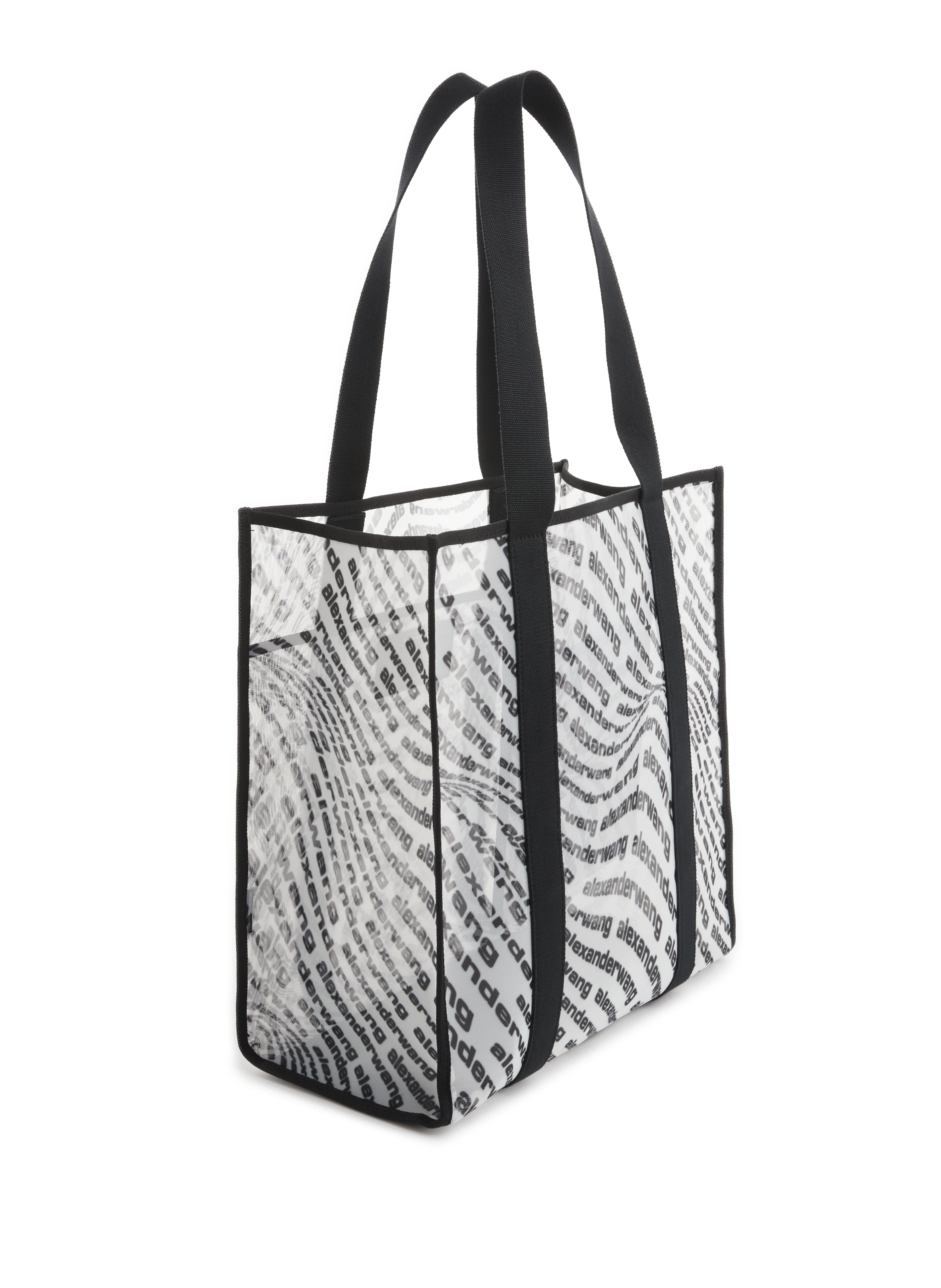 Sac cabas en maille griffée