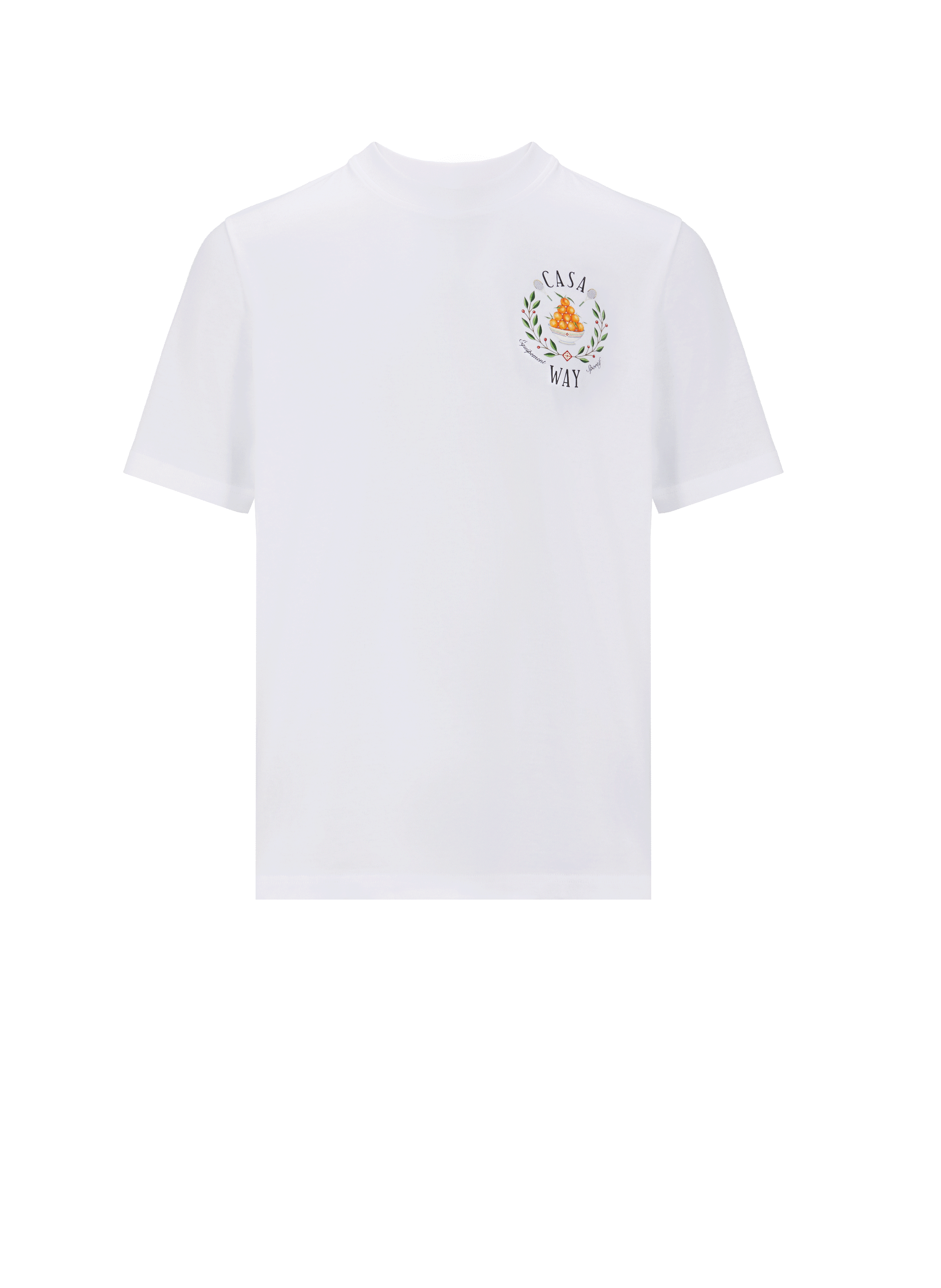 Printed cotton T-shirt  CASABLANCA PARIS White