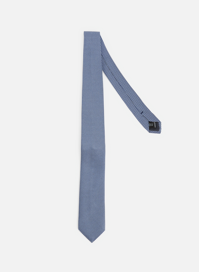 ربطة عنق حريرية منقوشة AU PRINTEMPS PARIS