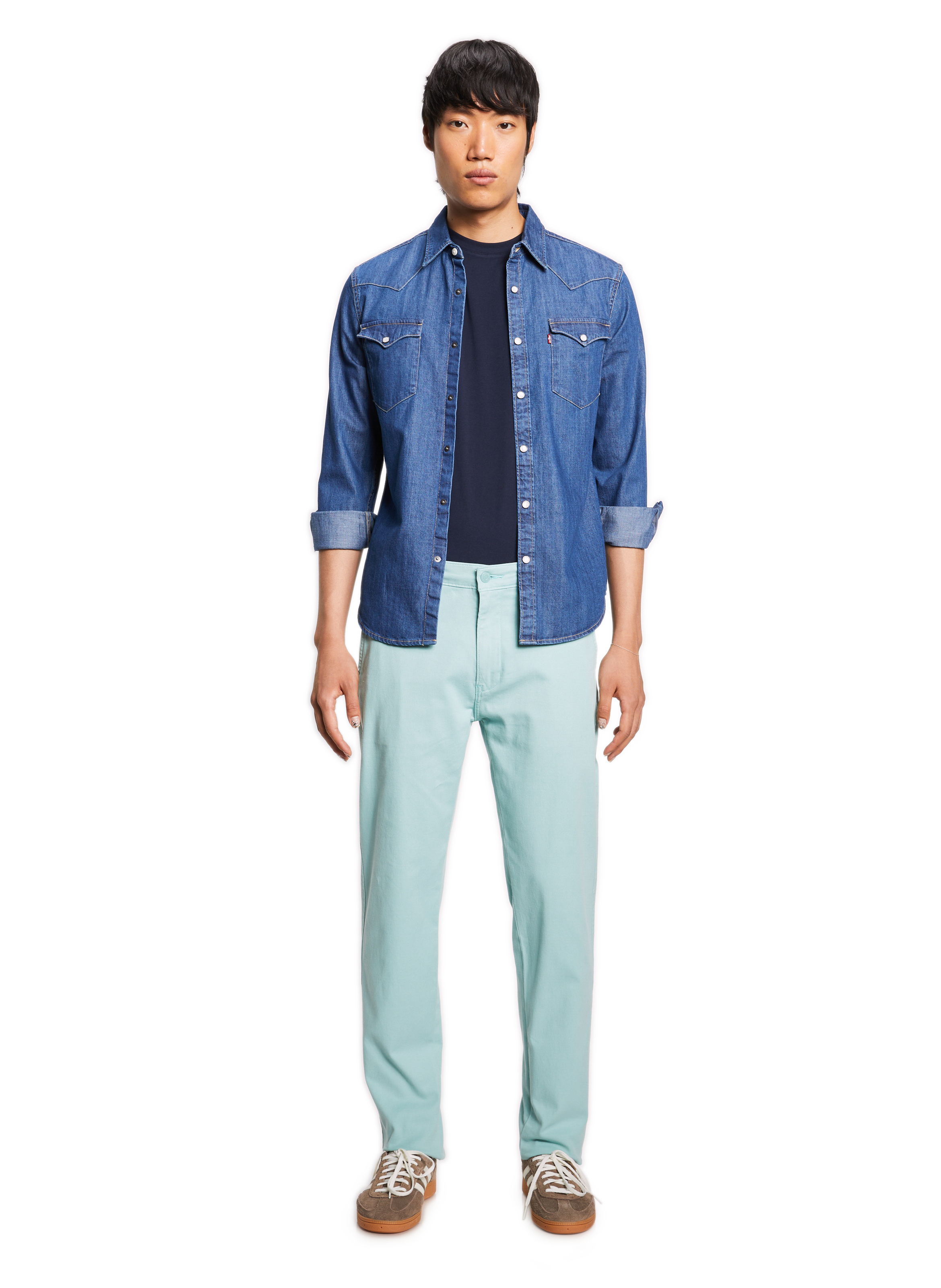 Bleached denim Shirt LEVI'S Blue