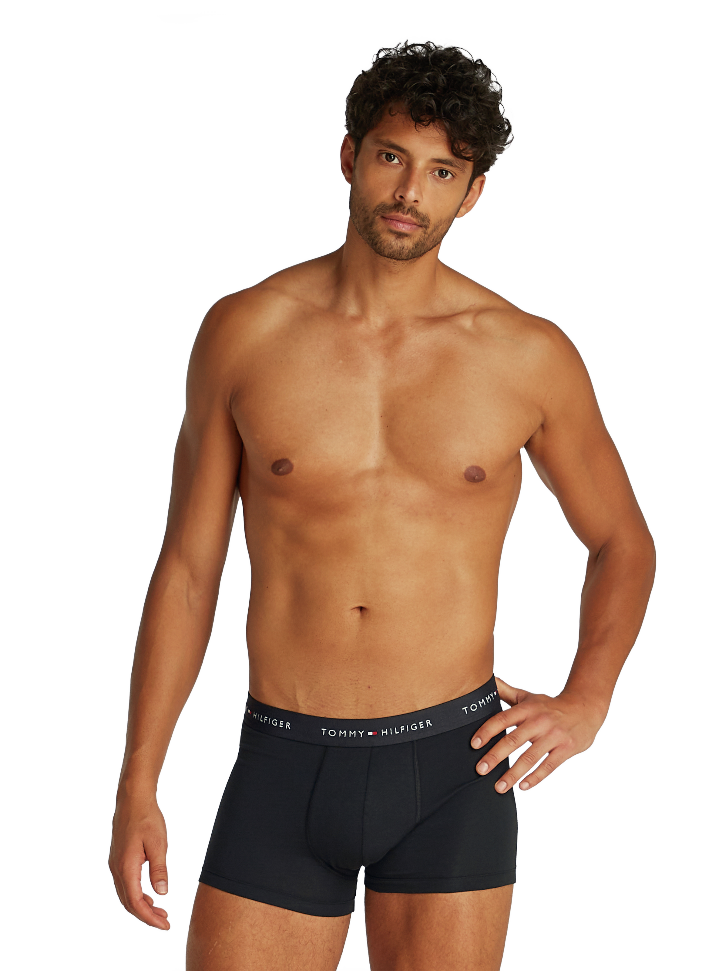Lot de 3 boxers en coton organique TOMMY HILFIGER Noir