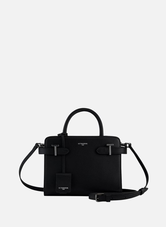 Petit sac à main emilie en cuir grainé Noir by LE TANNEUR LE TANNEUR Petit sac à main emilie en cuir grainé Noir