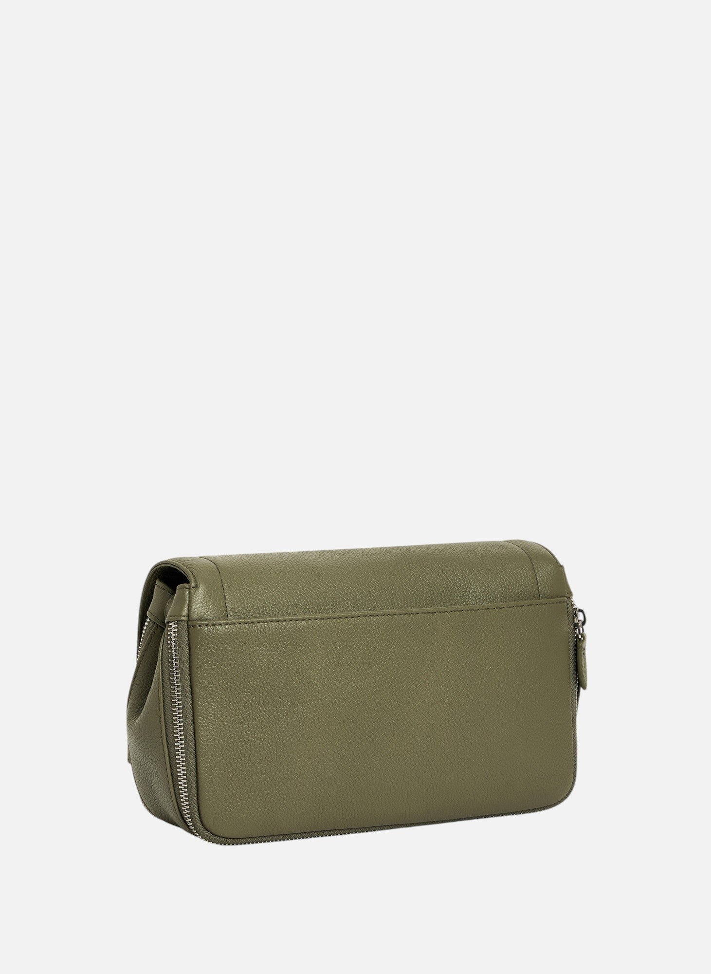 Petit sac bandoulière simone en cuir grainé LE TANNEUR Vert