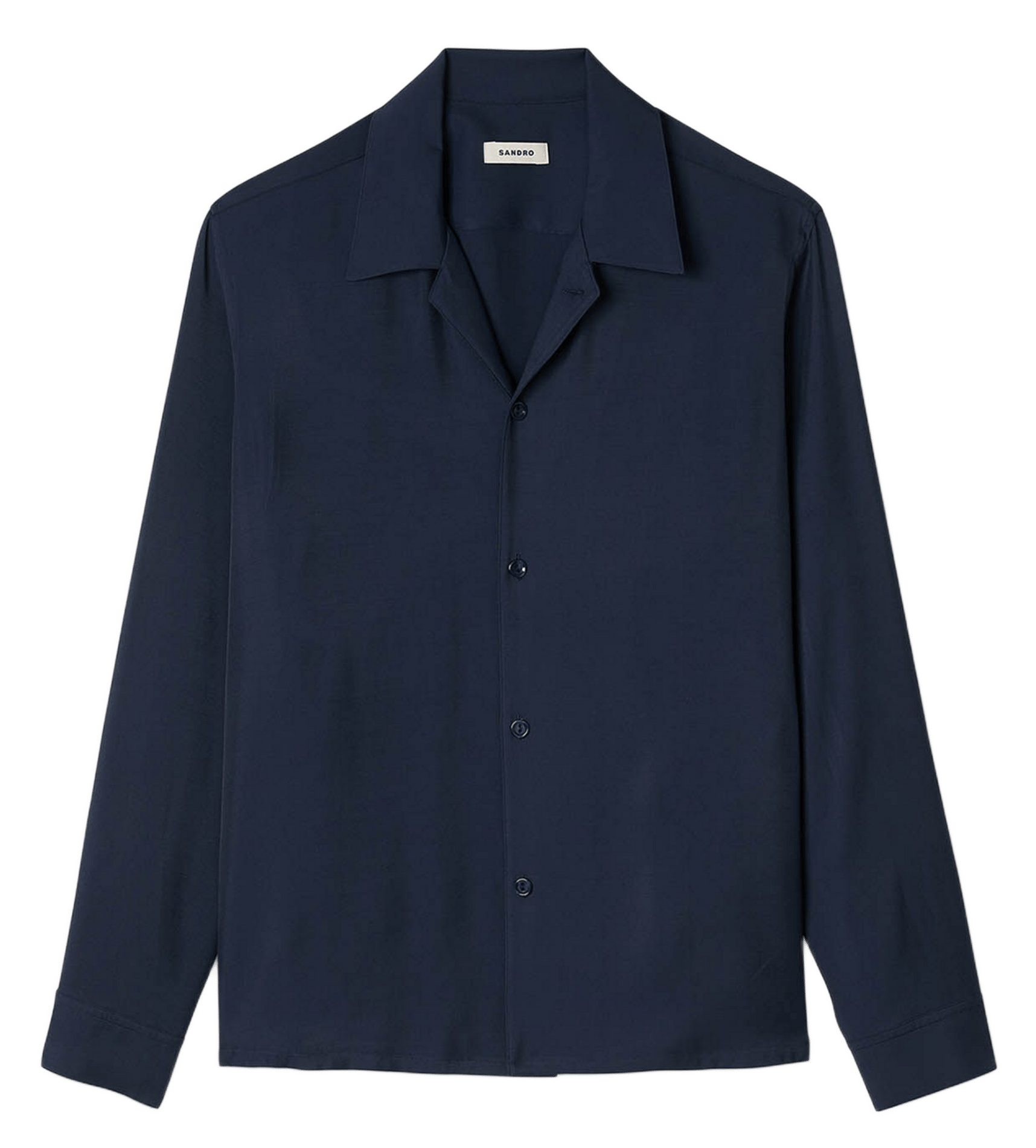 Chemise fluide regular-fit SANDRO Bleu