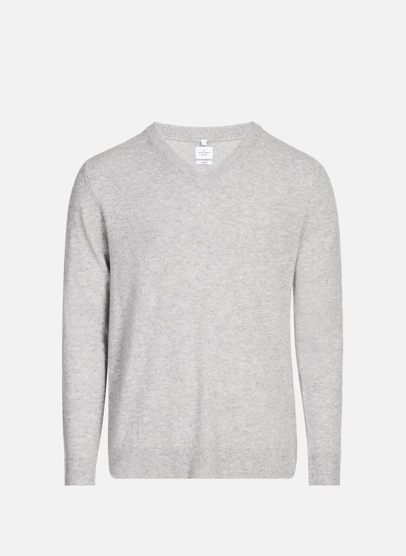 Pull col V en cachemire Gris by AU PRINTEMPS PARIS AU PRINTEMPS PARIS Pull col V en cachemire Gris