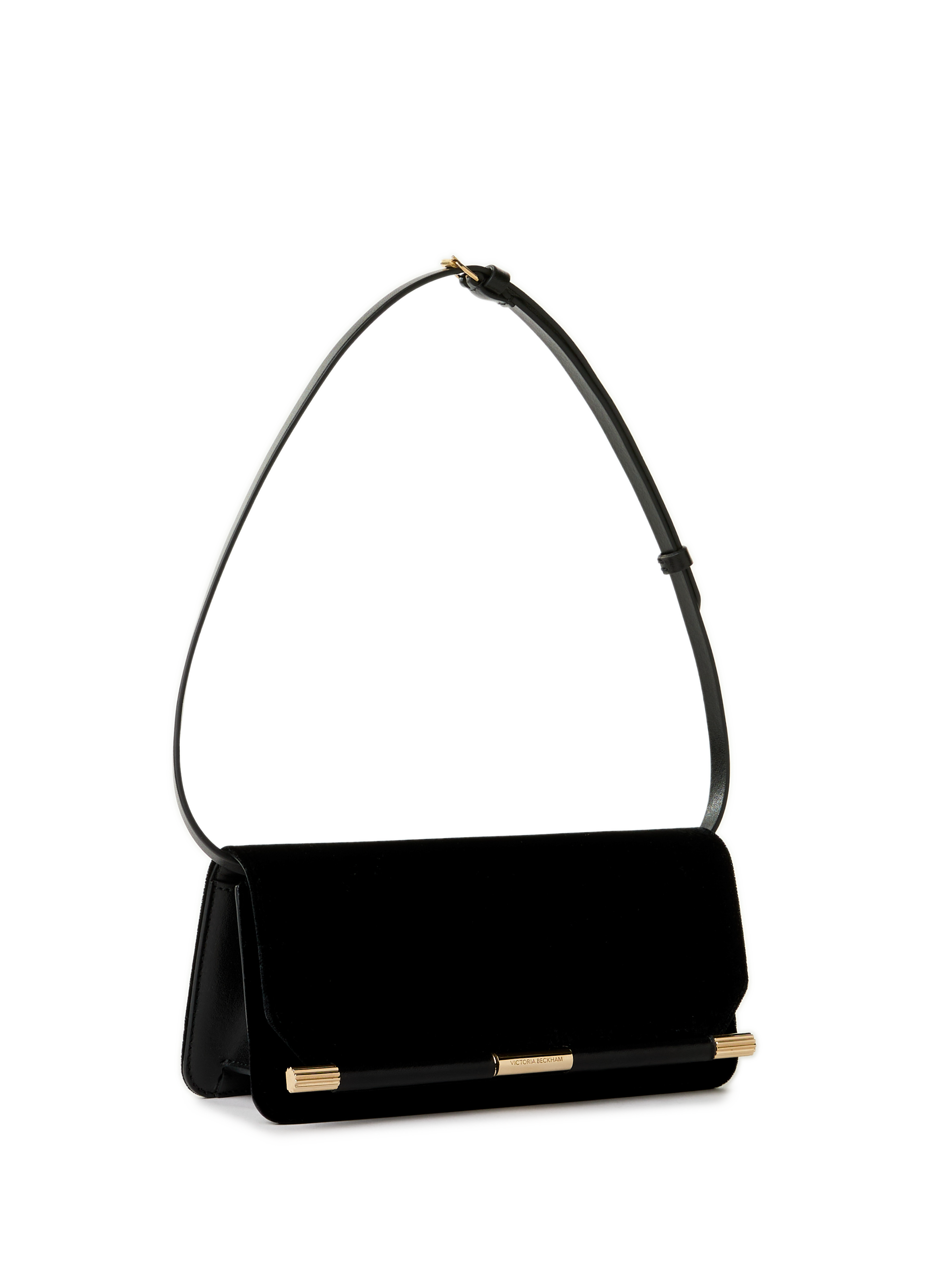 Pochette en velours  VICTORIA BECKHAM Noir