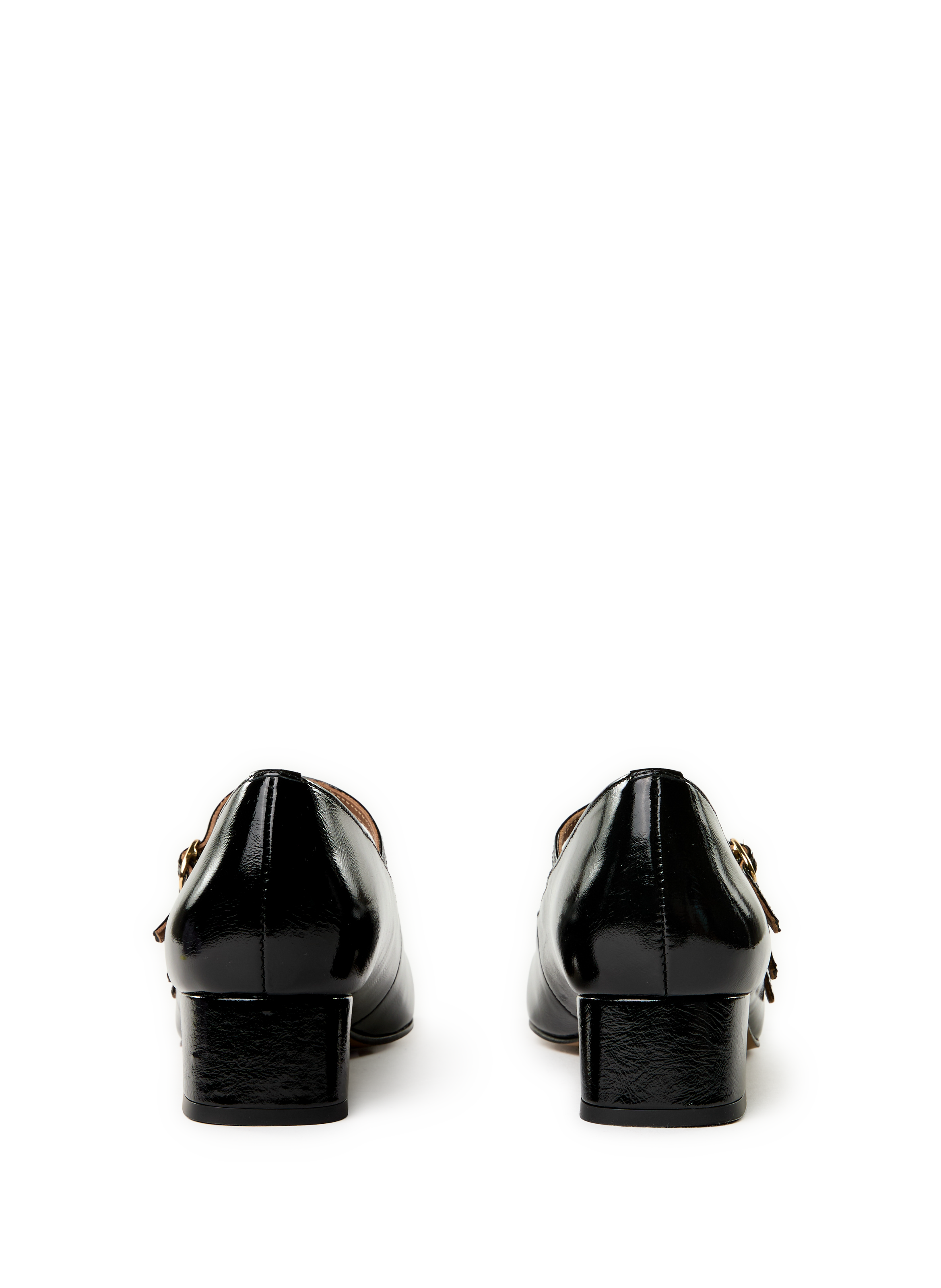 Babies Ambre en cuir verni  MAISON TOUFET Noir