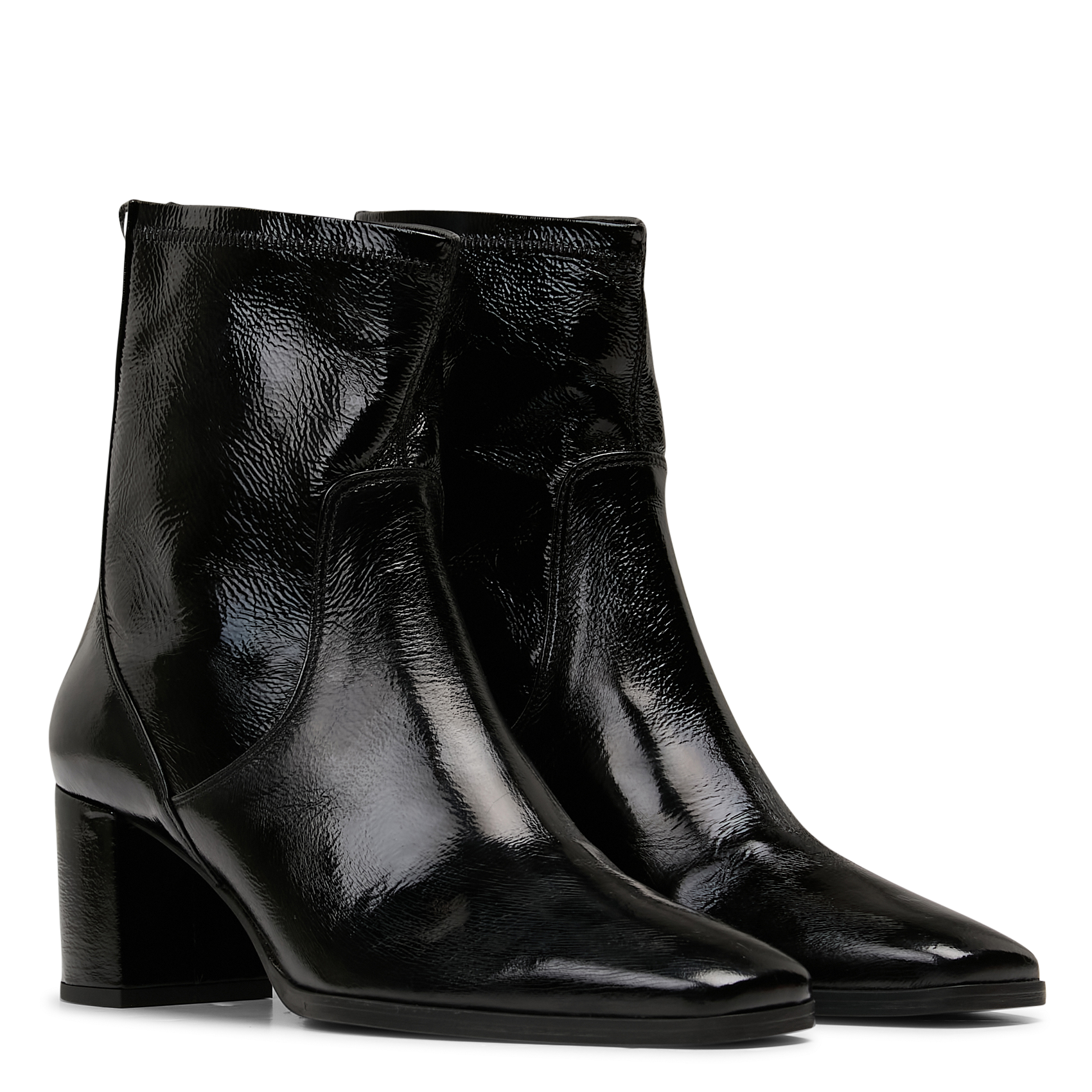 Bottines à talons  en cuir n°664 RIVECOUR Noir