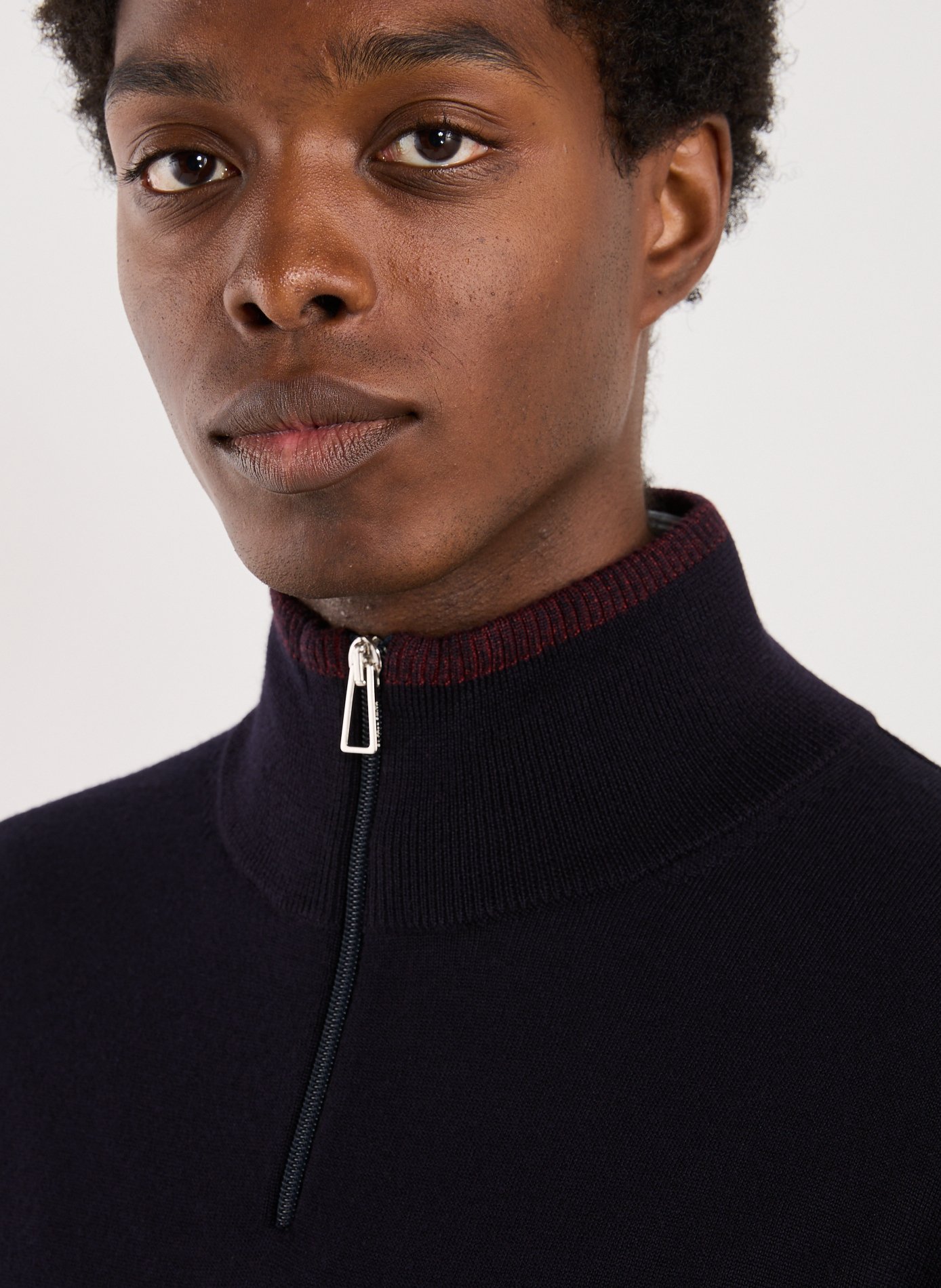 Merino wool high-neck sweater PAUL SMITH Blue