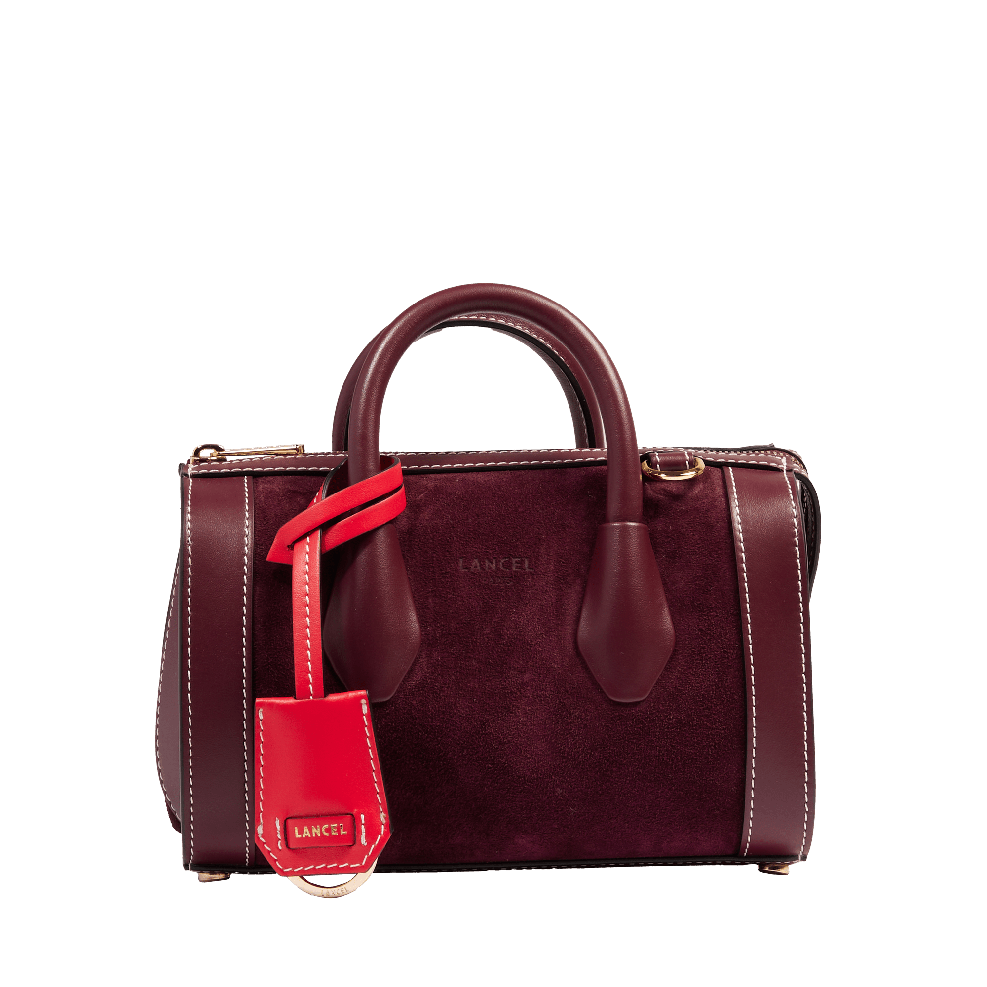Mini sac bowling bcbg de lancel en cuir LANCEL Violet