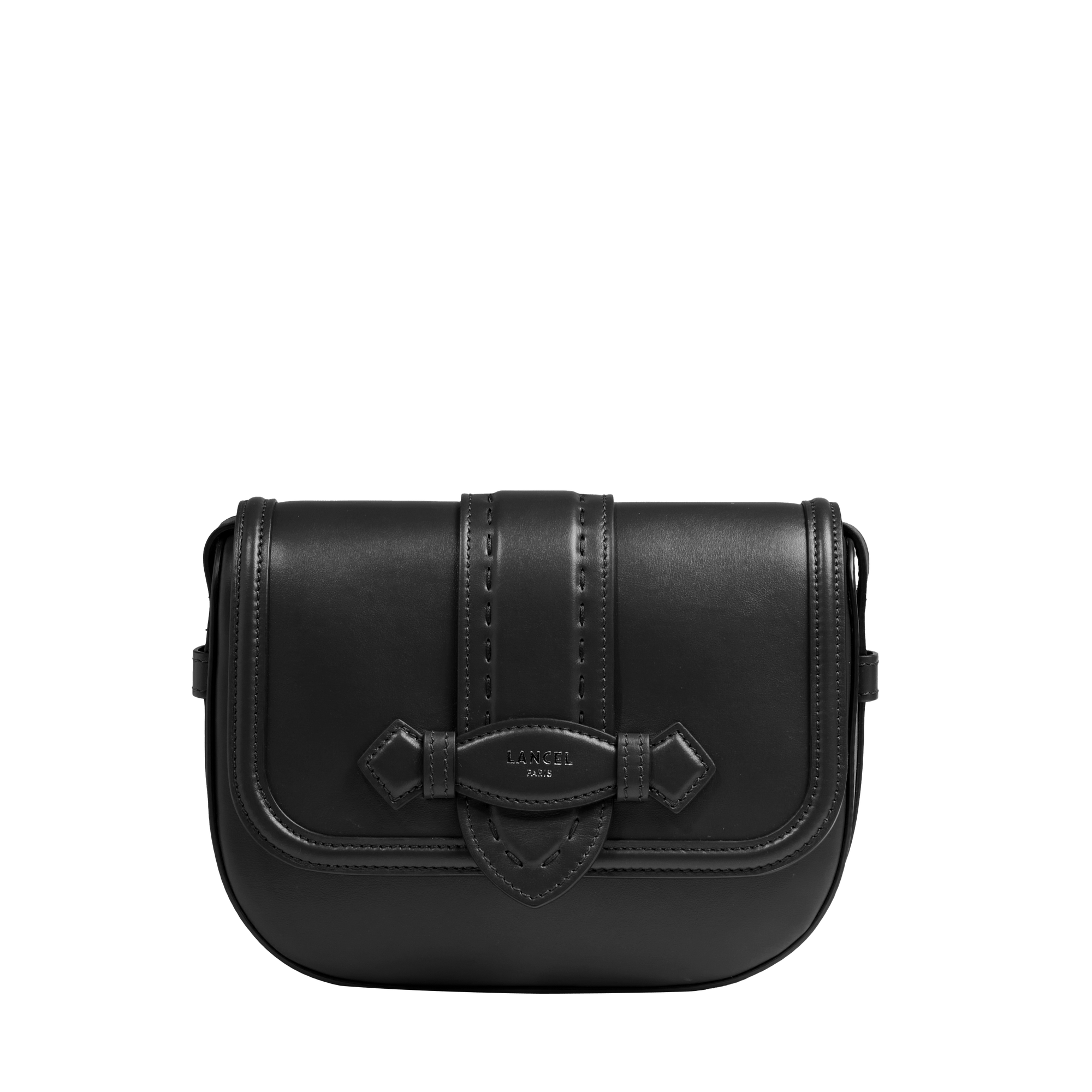 Sac rabat s sienna de lancel en cuir LANCEL Noir