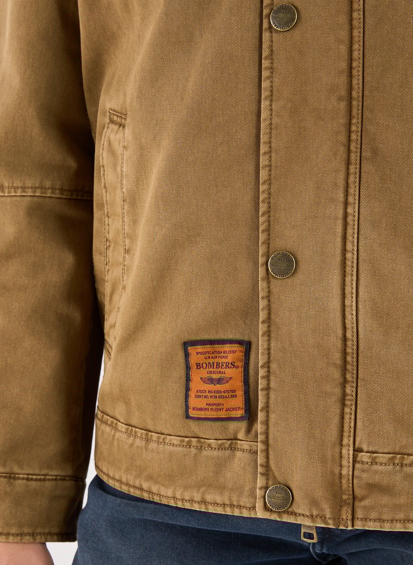 Blouson Dover en coton BOMBERS ORIGINAL Beige