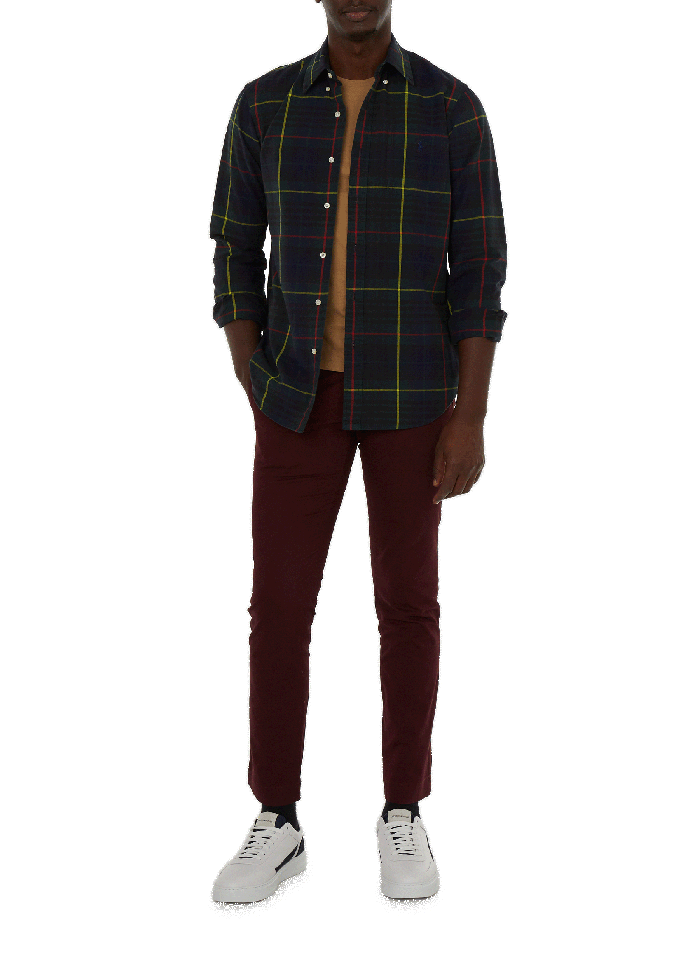 Chemise à carreaux en coton  POLO RALPH LAUREN Multicolore