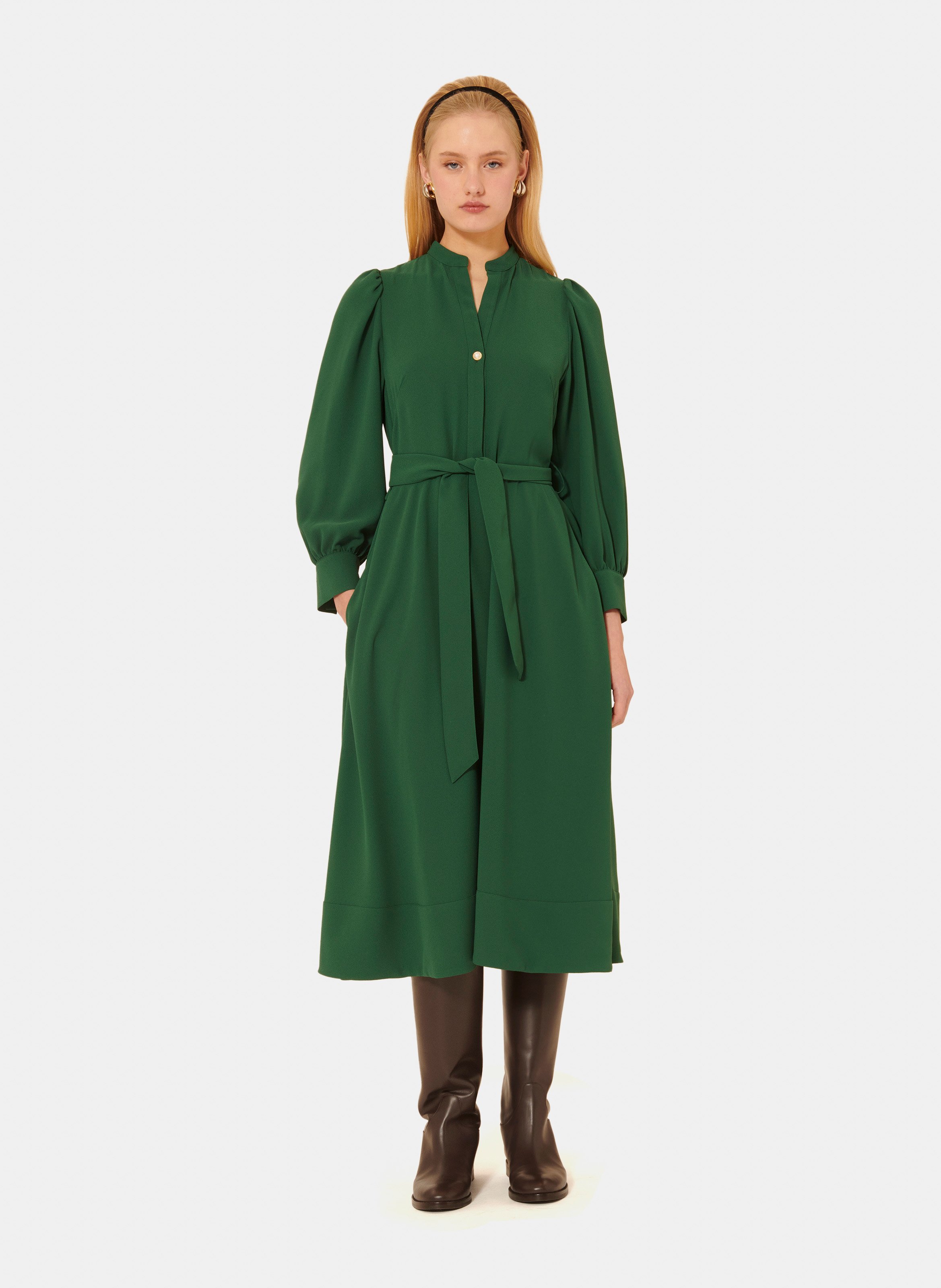 Robe rivoltina TARA JARMON Vert