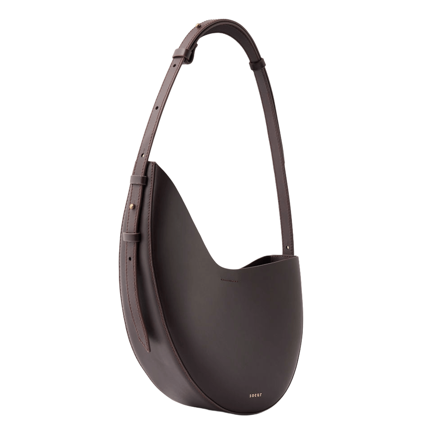 Sac porté épaule en cuir Wino SOEUR Rouge